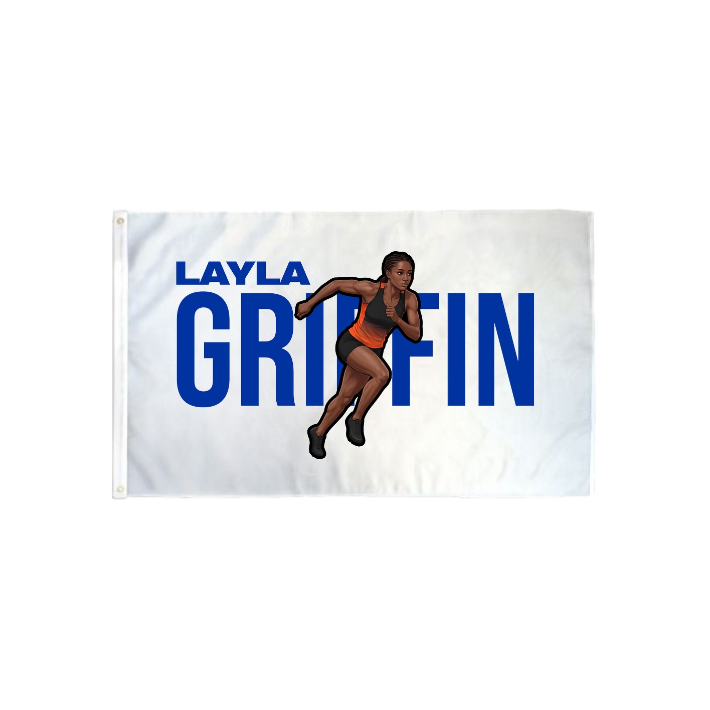 3x5 Flag — Player Name in Classic