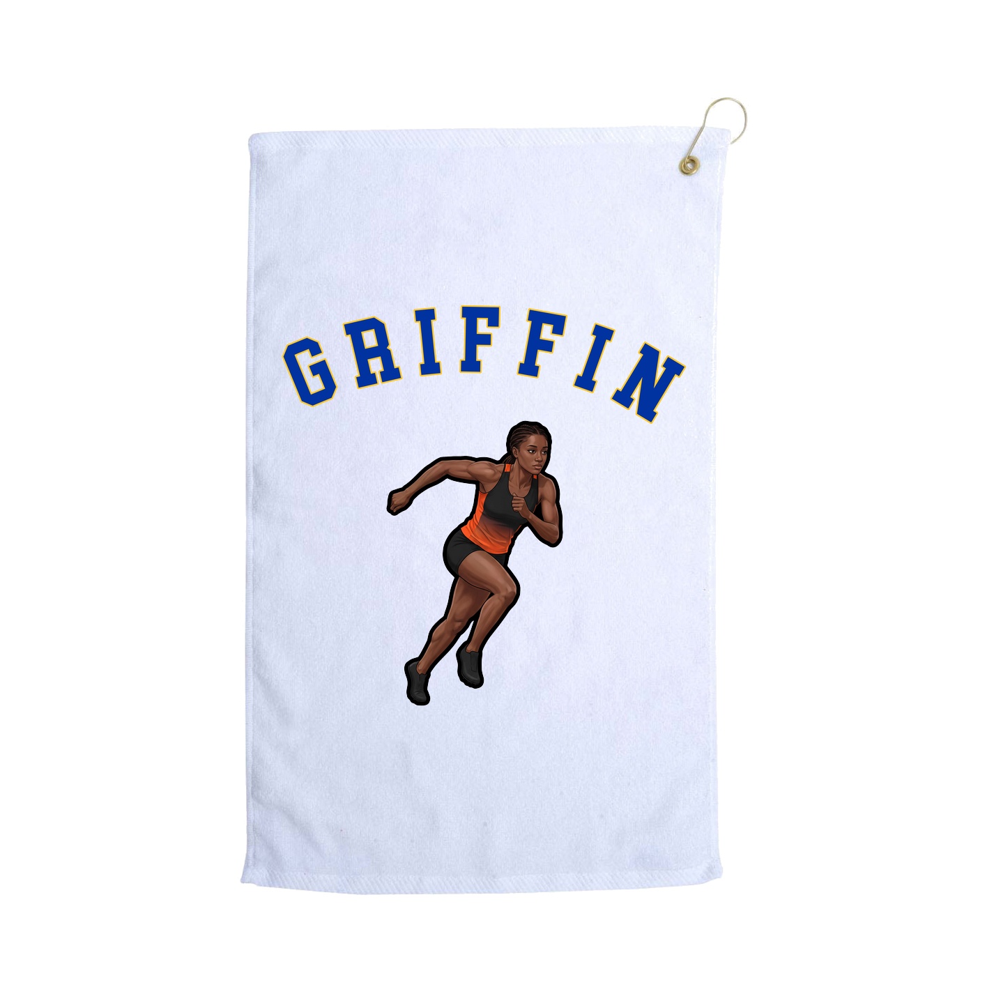 Golf Towel — Shirsey Arch in White