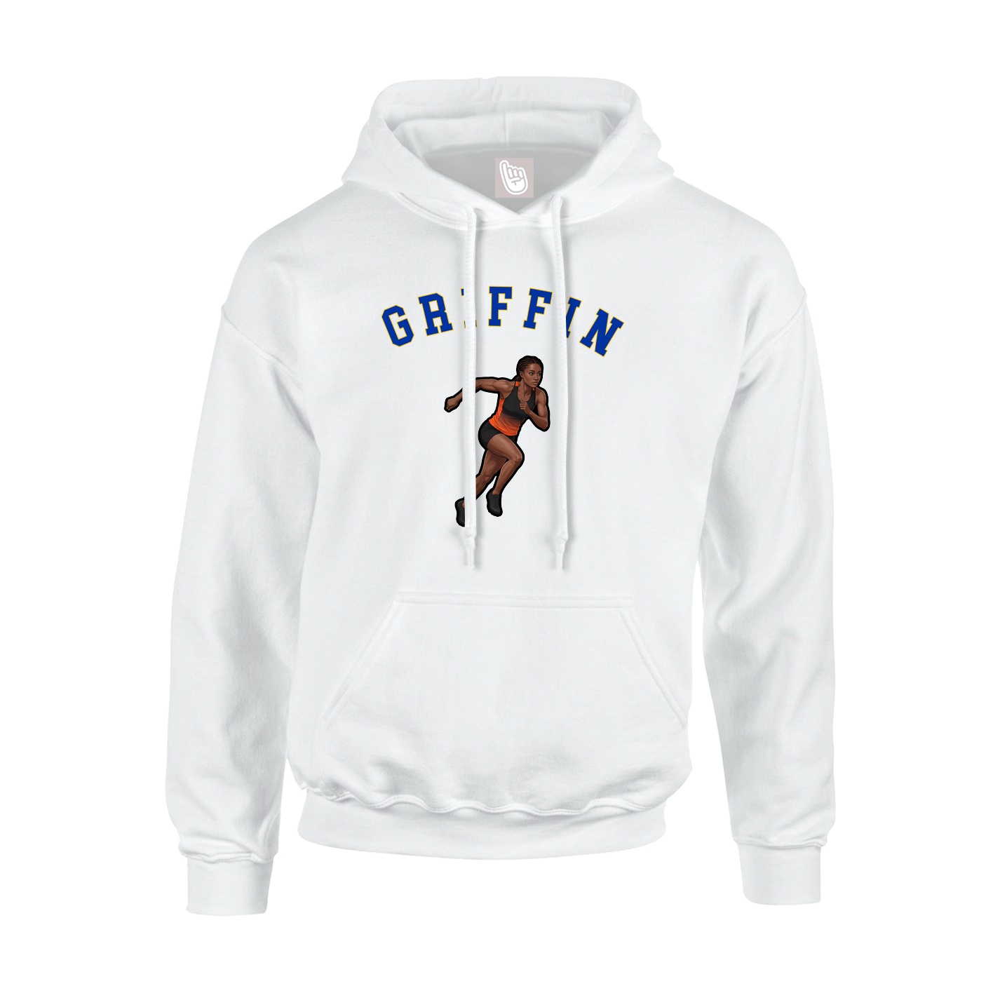 Hoodie — Shirsey Arch in White