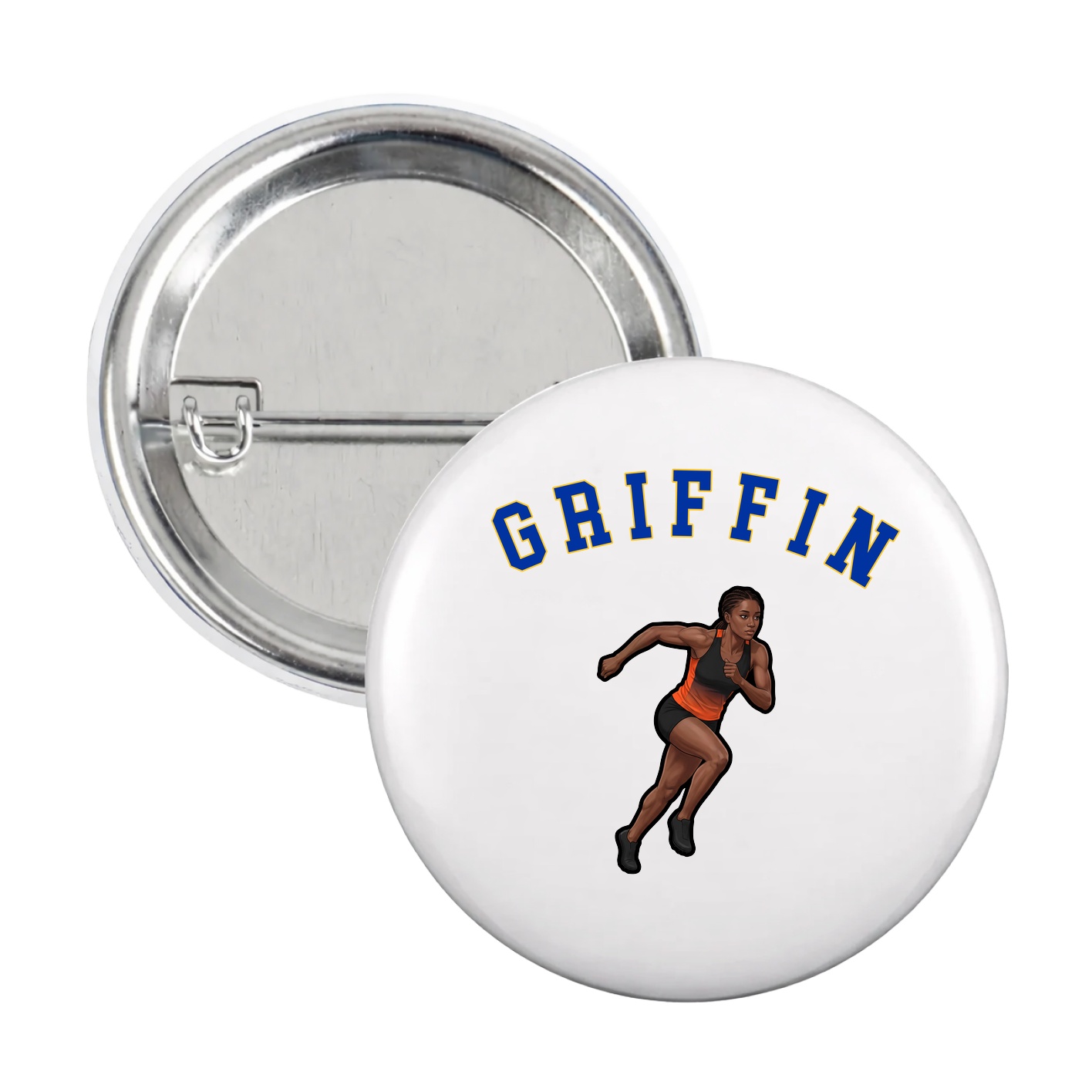 Game Day Button — Shirsey Arch in White