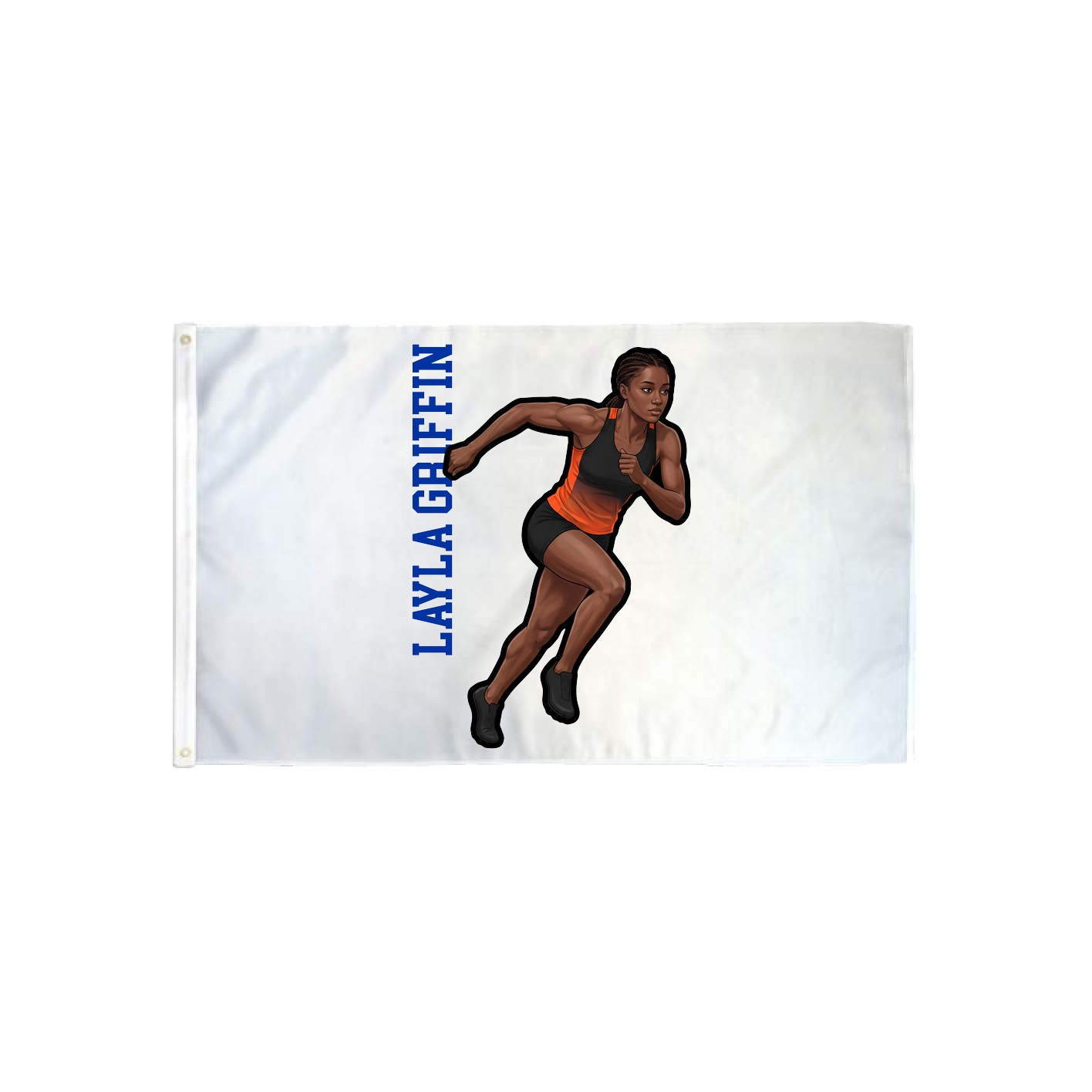 3x5 Flag — Name Vertical in Classic