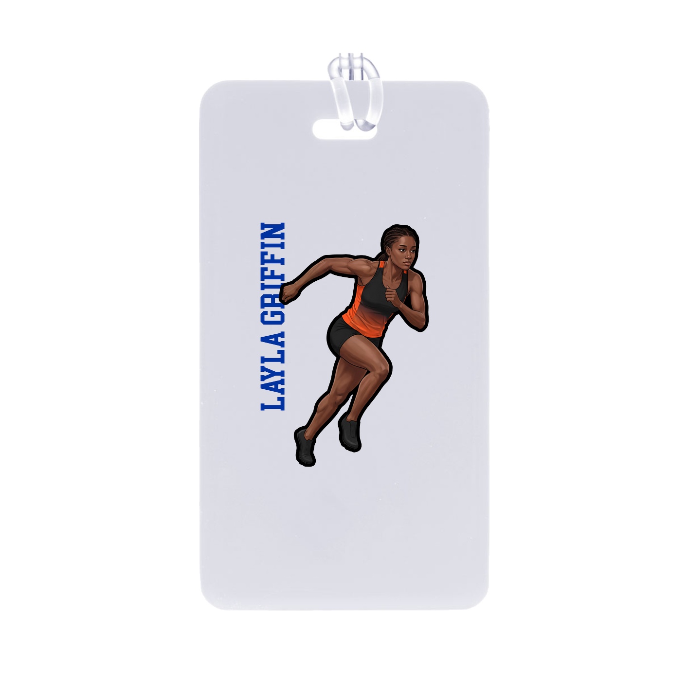 Bag Tag — Name Vertical in Classic