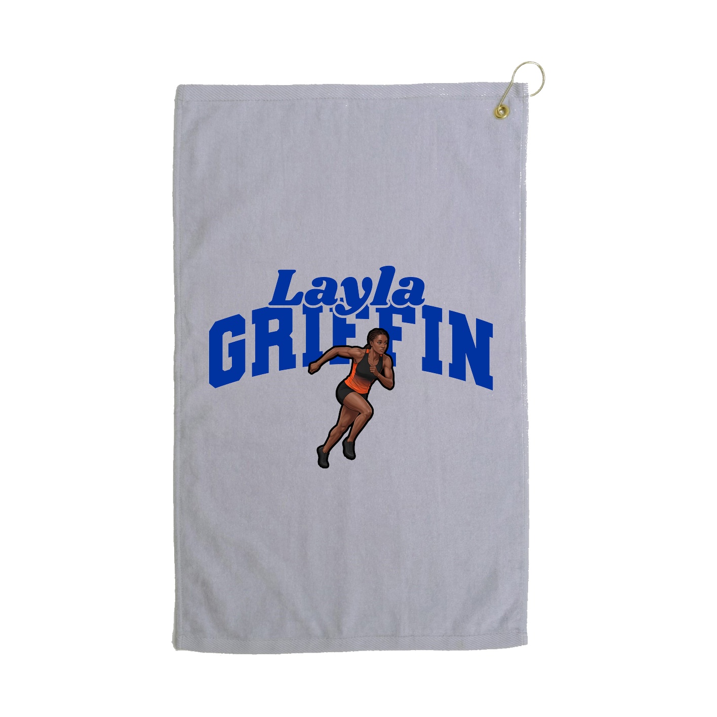 Golf Towel — Signature Arch in Grey