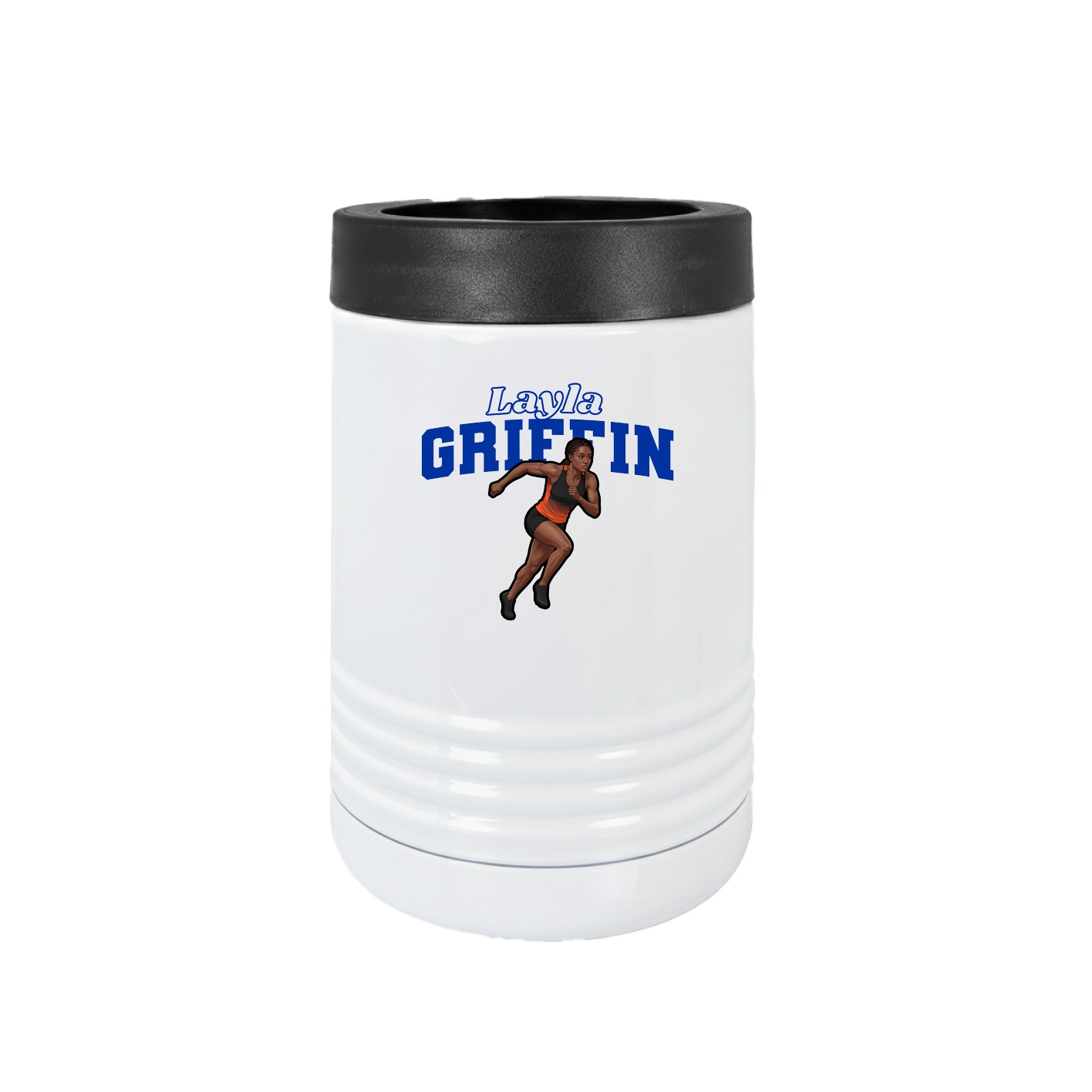 Beverage Holder — Name Arch in White