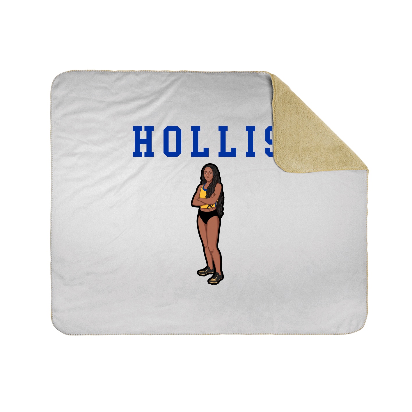 Throw Blanket — Shirsey in White