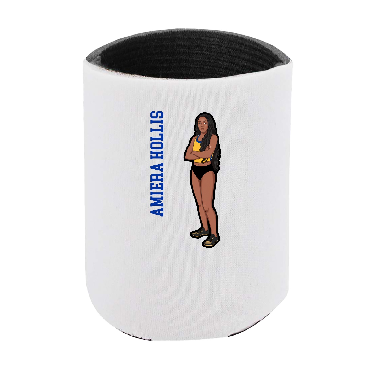 Can Holder — Name Vertical in White