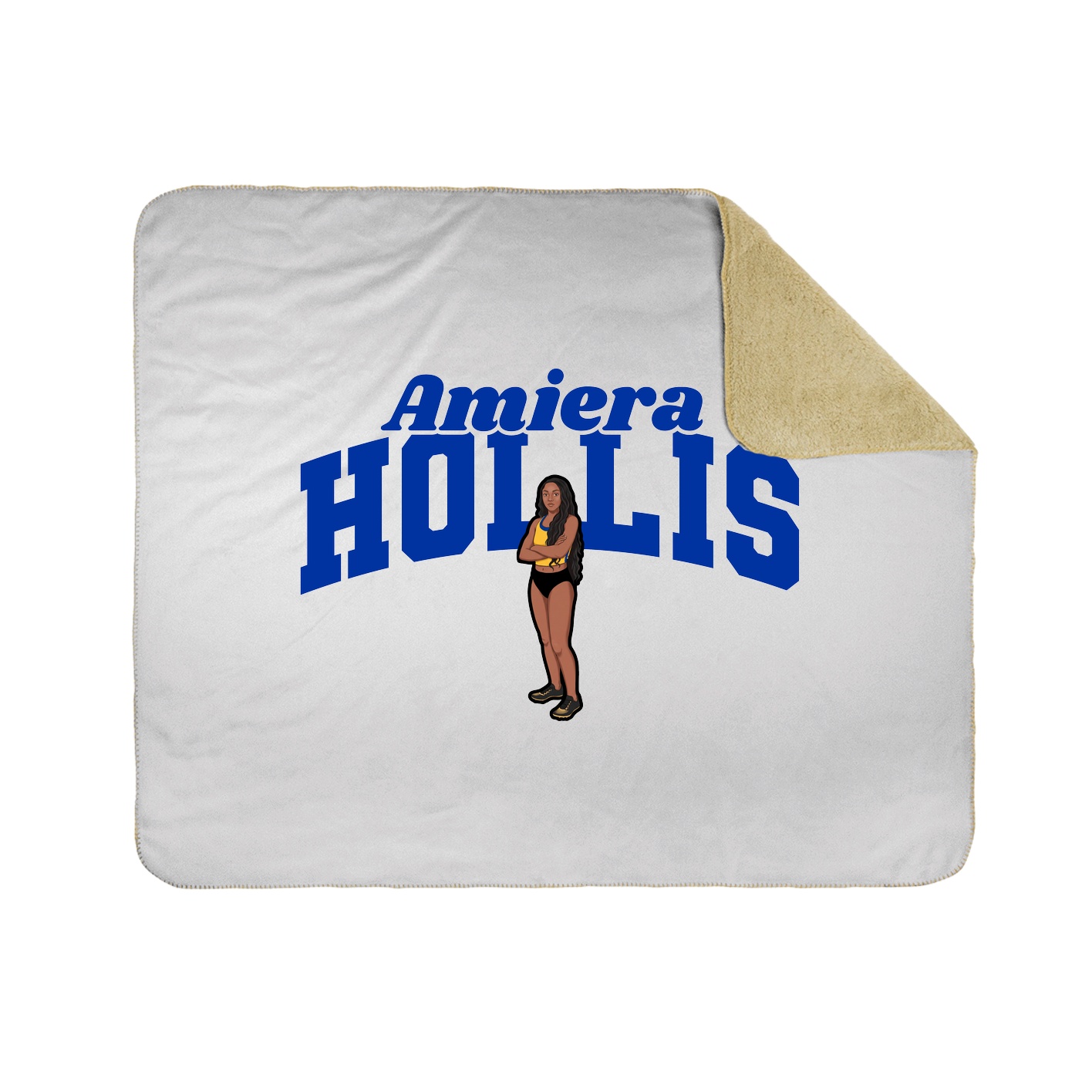 Throw Blanket — Signature Arch in White
