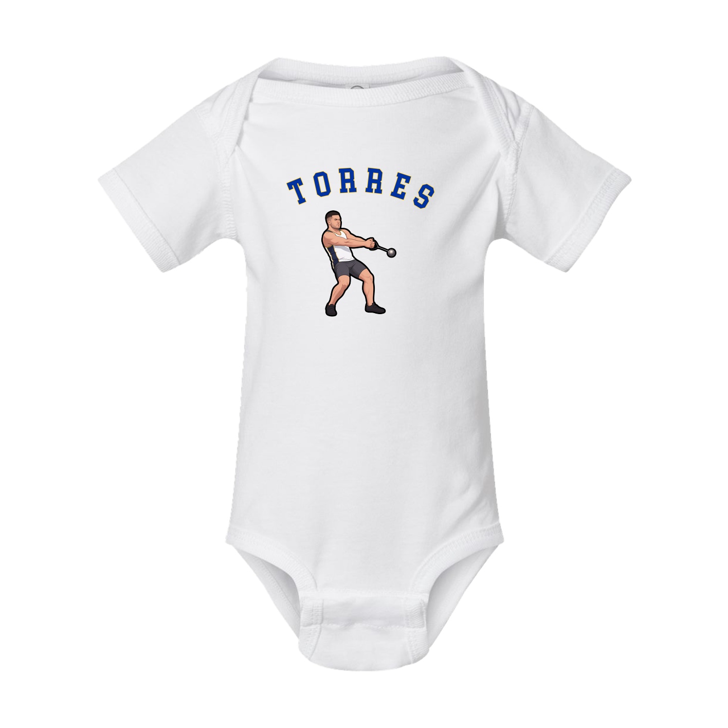 Baby Onesie — Shirsey Arch in White