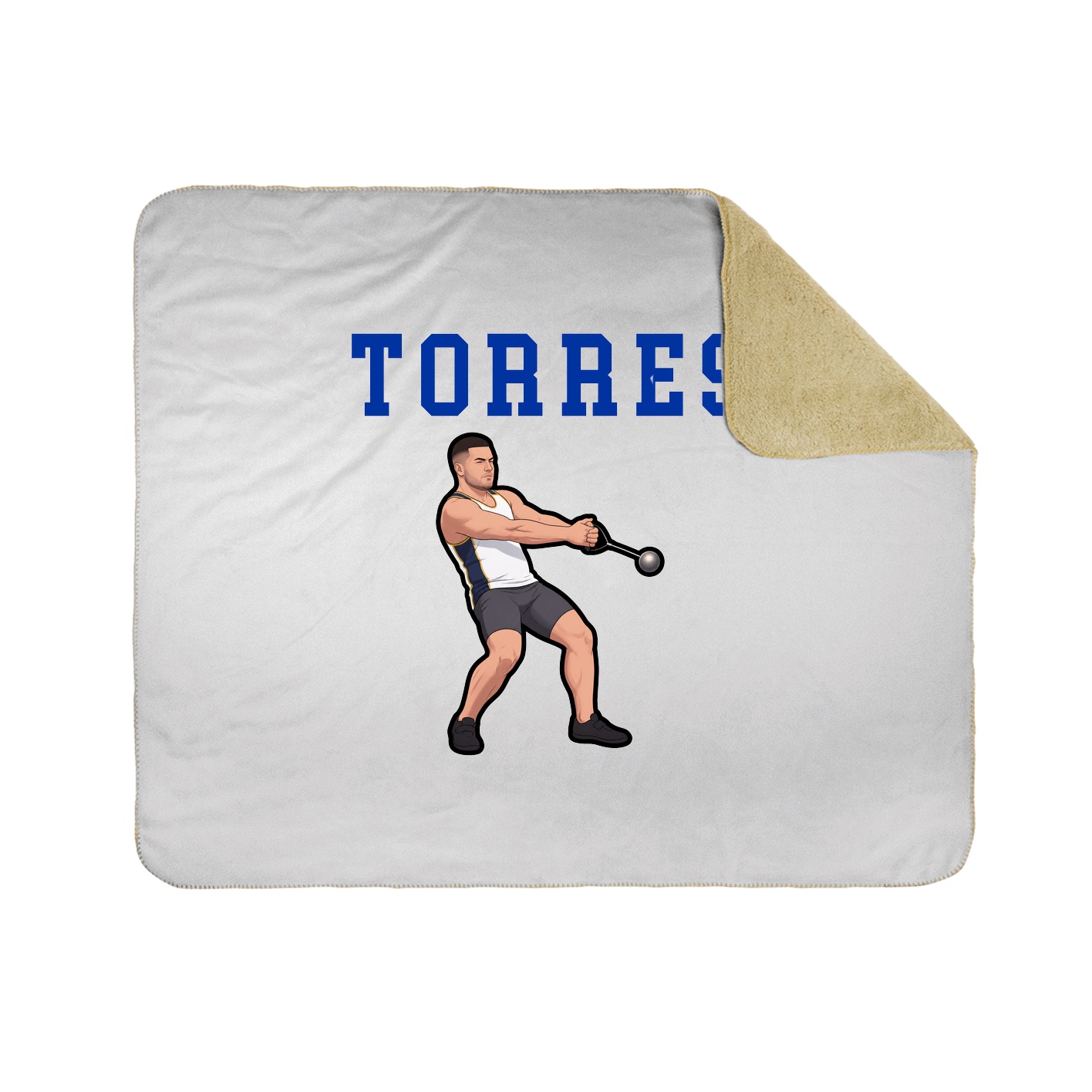 Throw Blanket — Shirsey in White