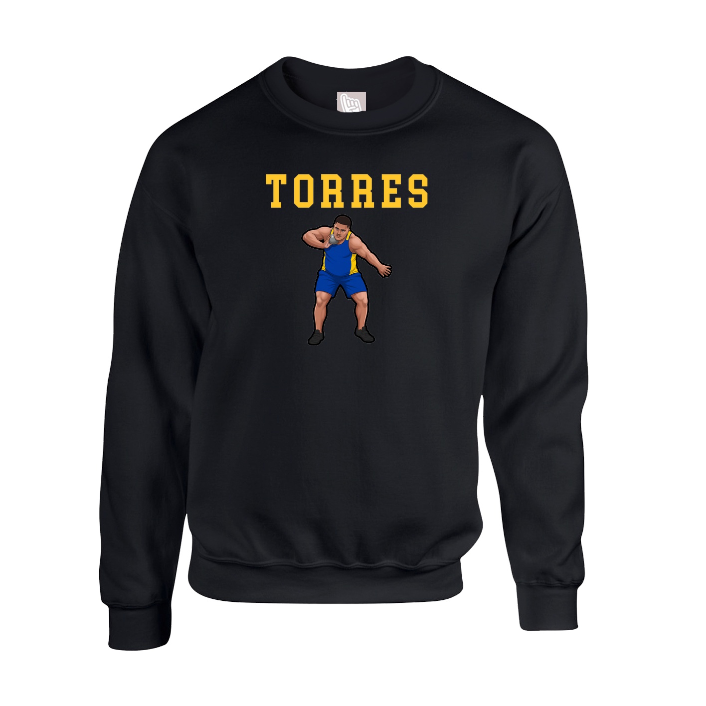 Fleece Crew — Shirsey in Black