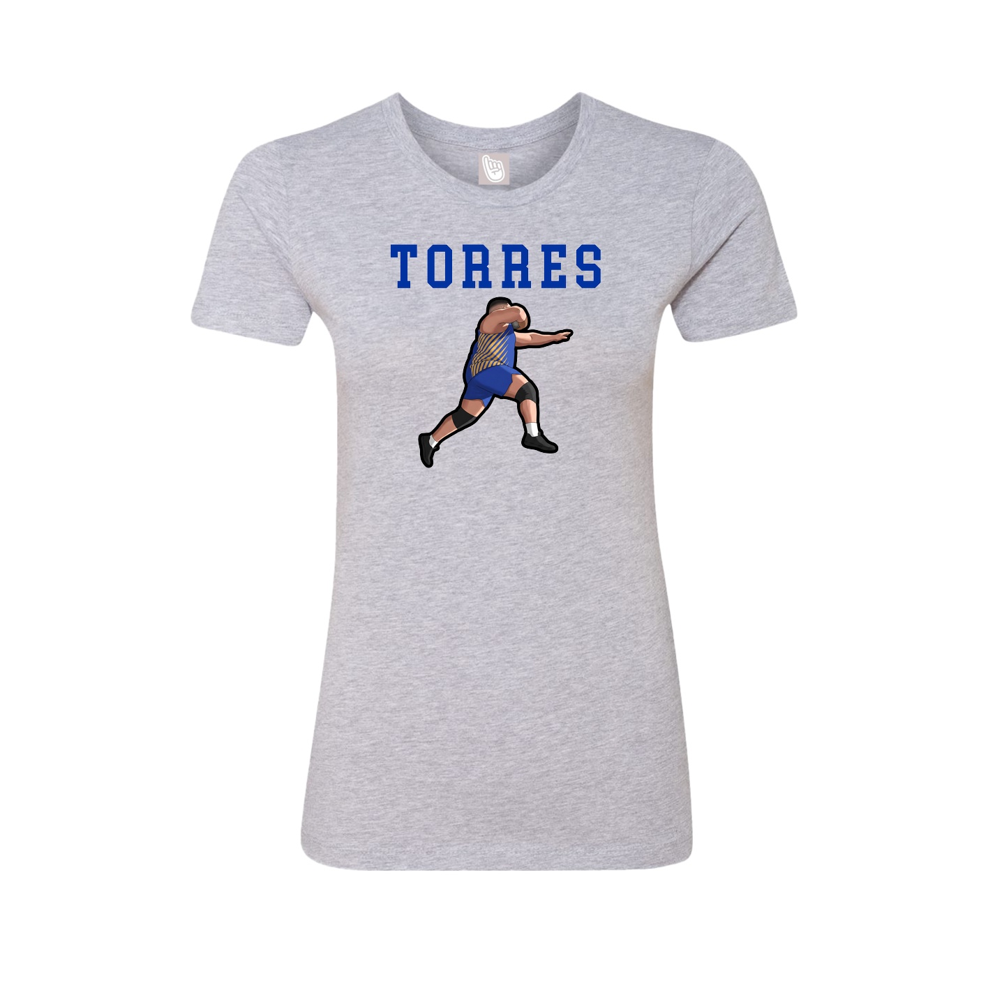 Fitted Women's Tee — Shirsey in Grey