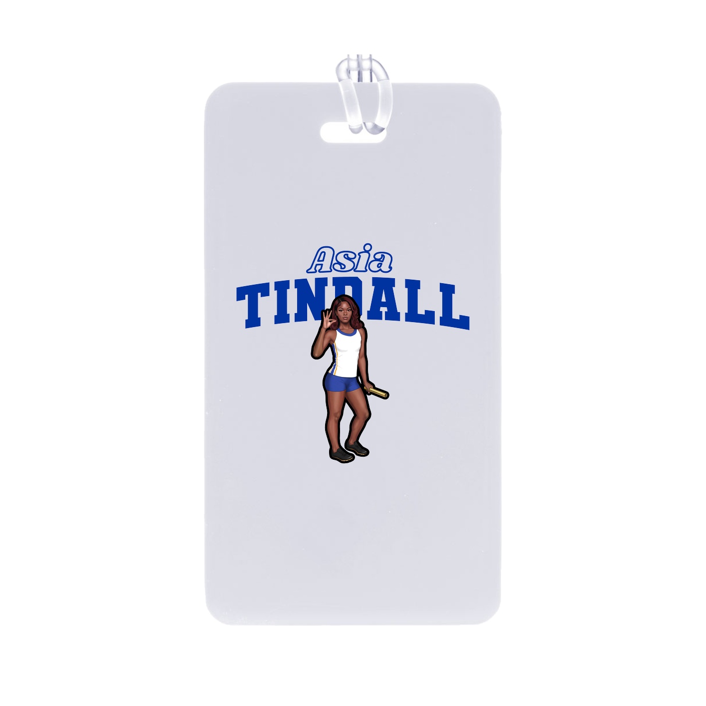 Bag Tag — Name Arch in Classic