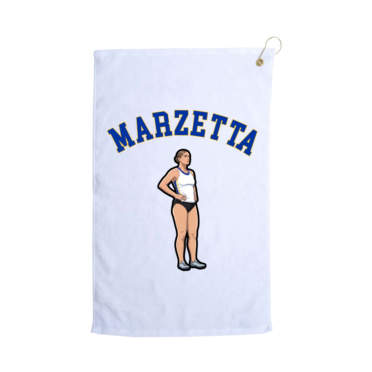 Golf Towel — Shirsey Arch in White