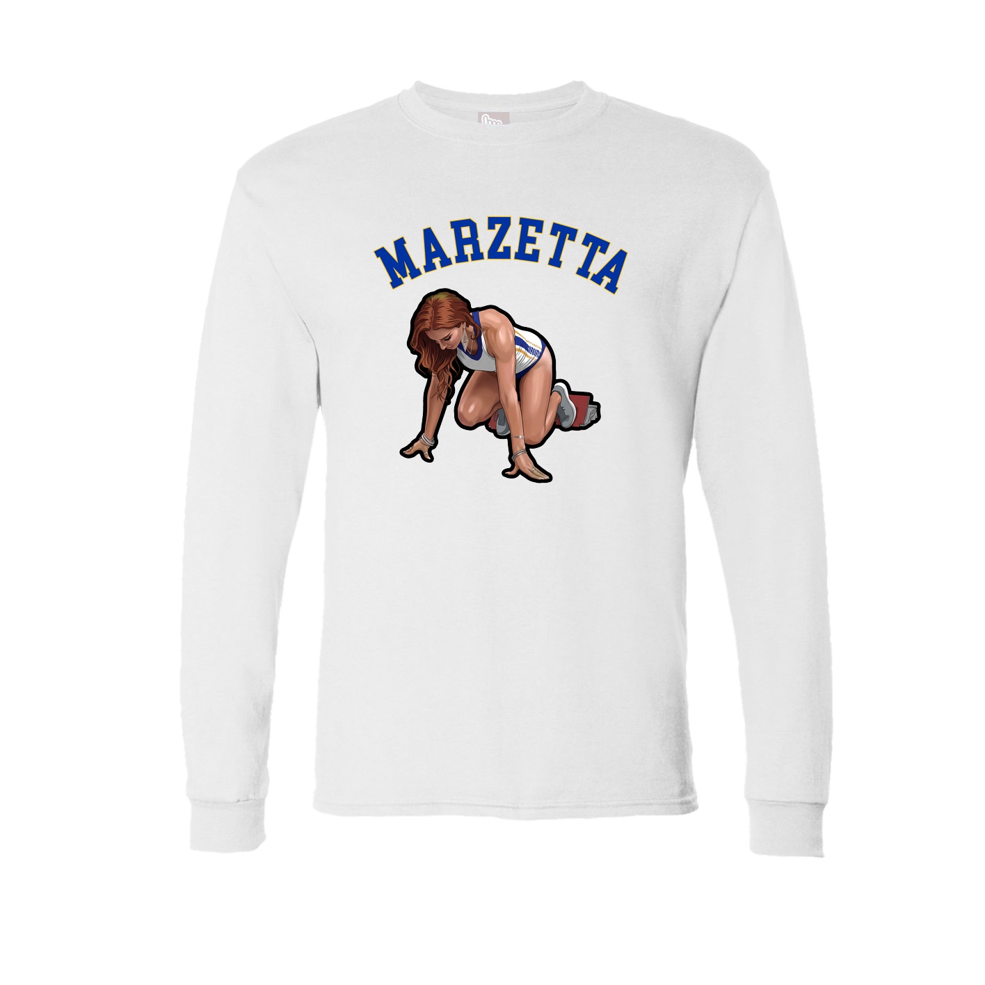 Long Sleeve Tee — Shirsey Arch in White