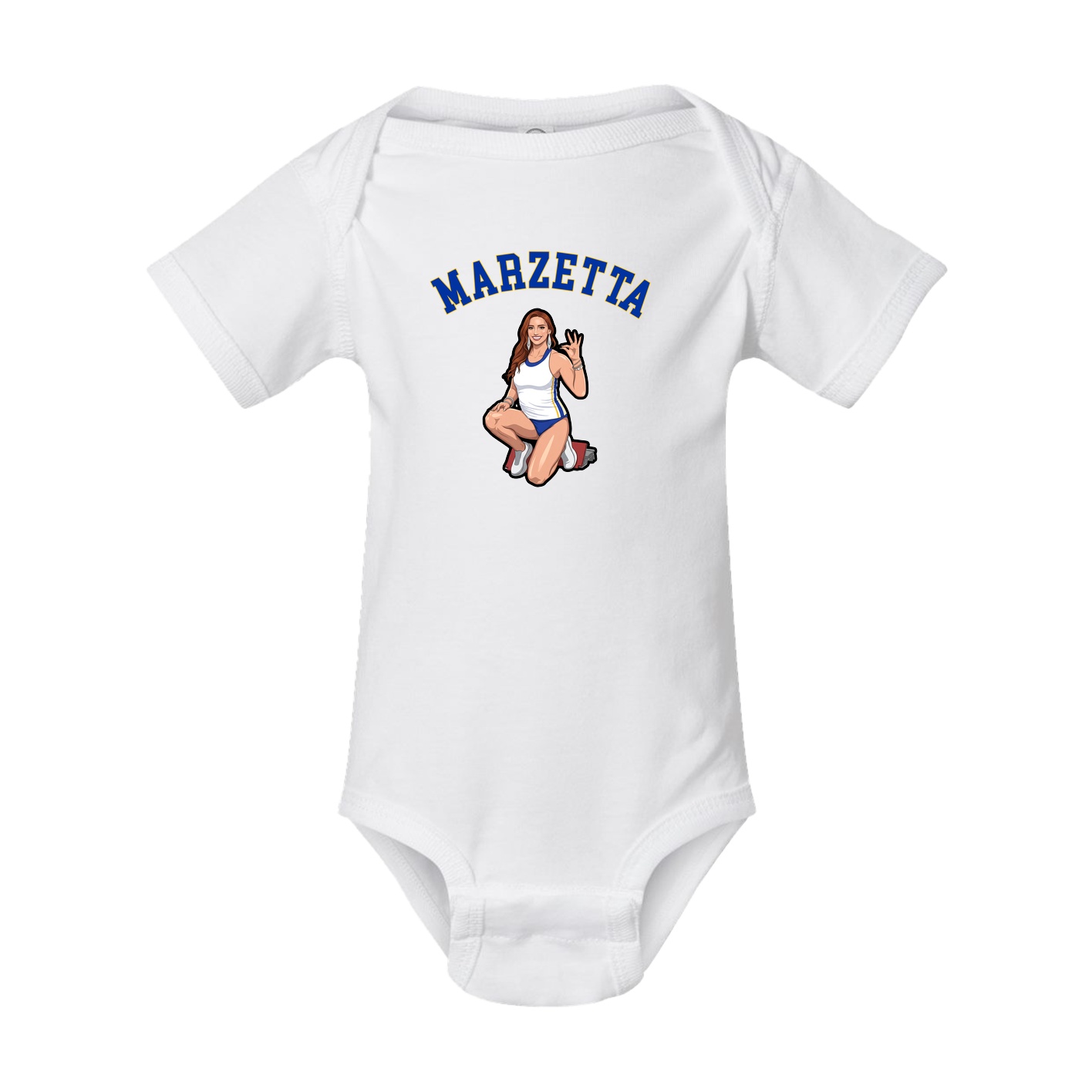 Baby Onesie — Shirsey Arch in White