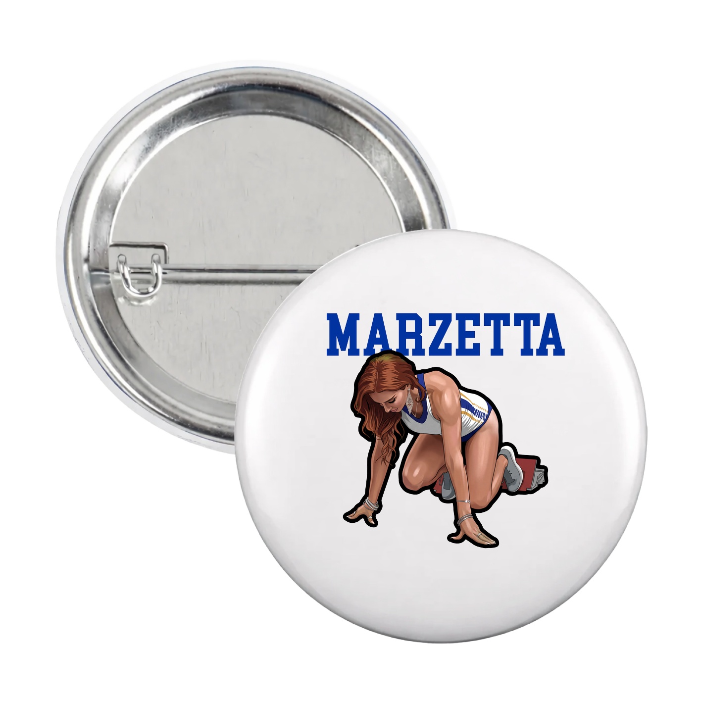 Game Day Button — Shirsey in White