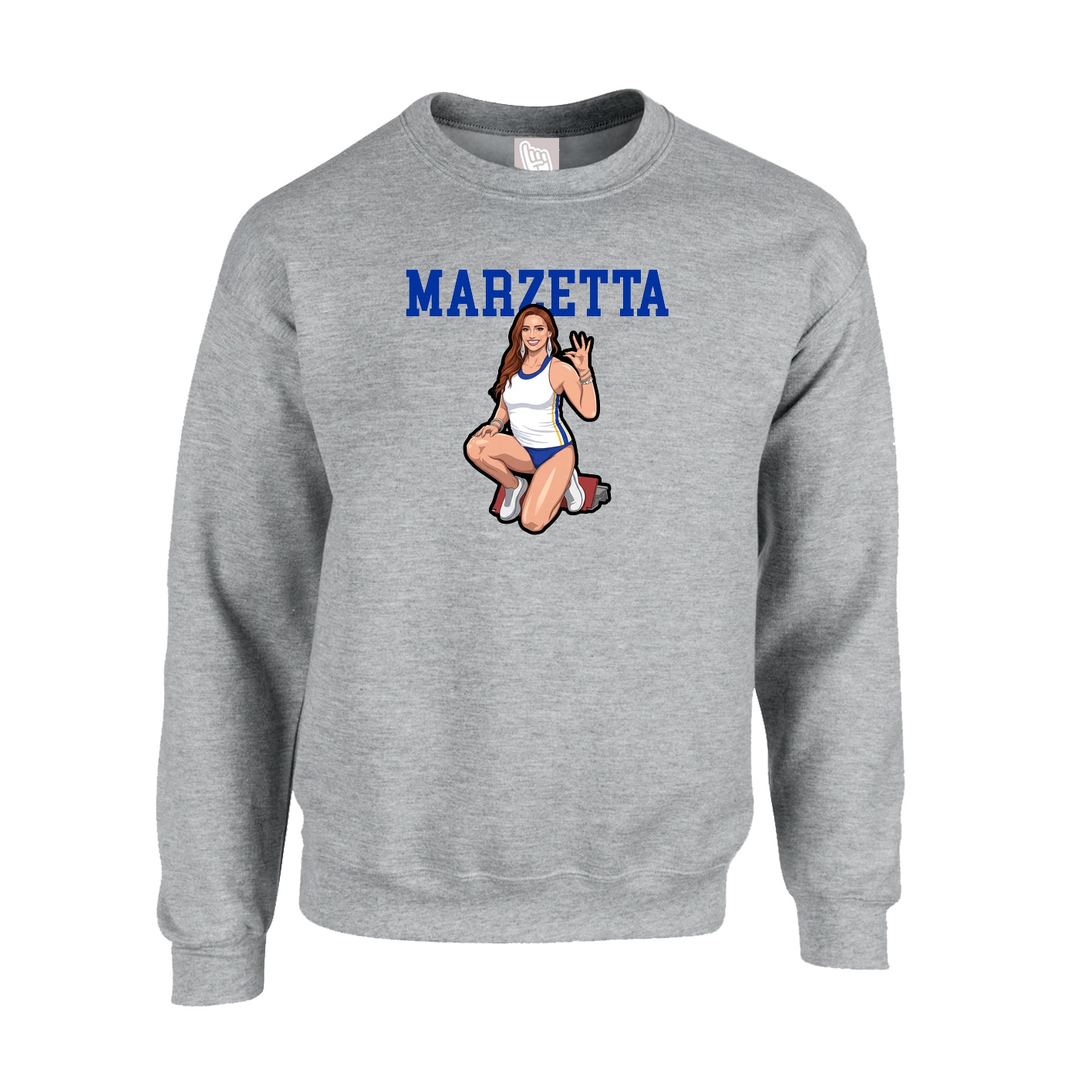 Fleece Crew — Shirsey in Grey