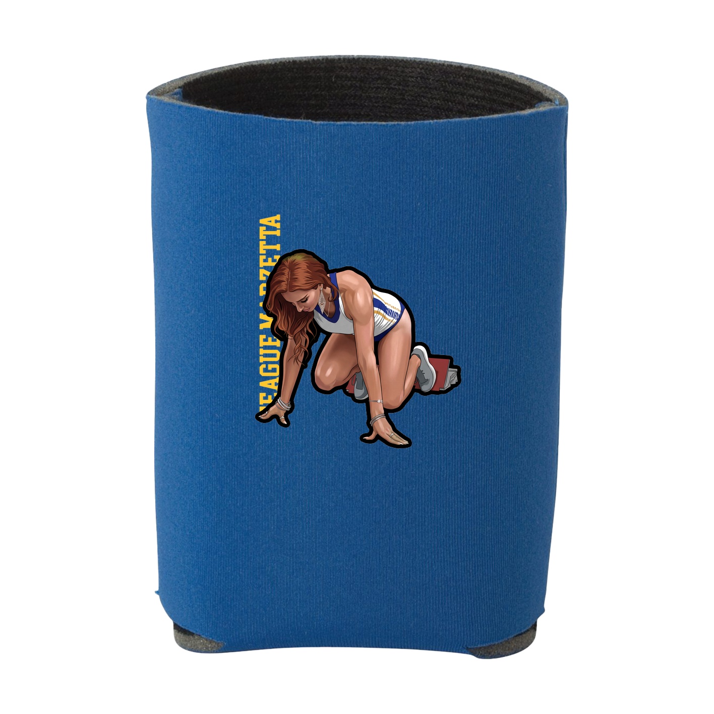Can Holder — Name Vertical in Royal