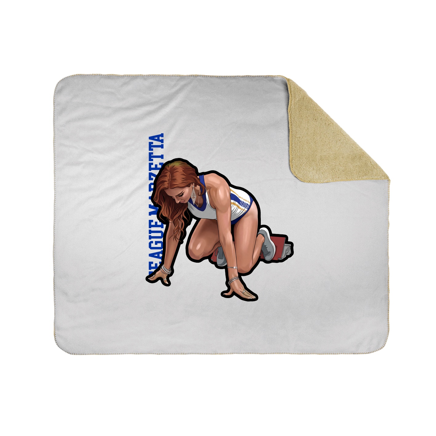 50x60 Sherpa Lined Throw Blanket