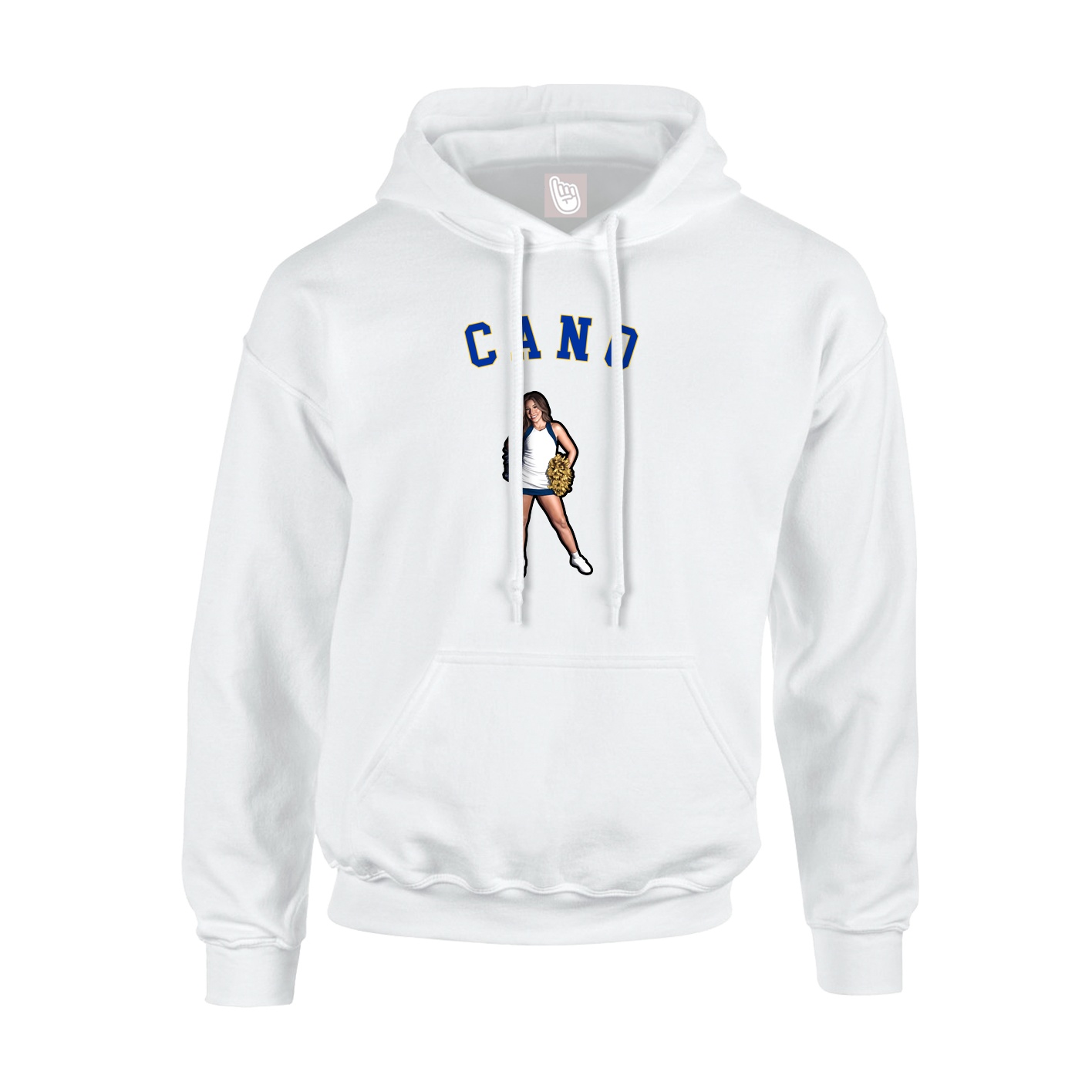 Hoodie — Shirsey Arch in White