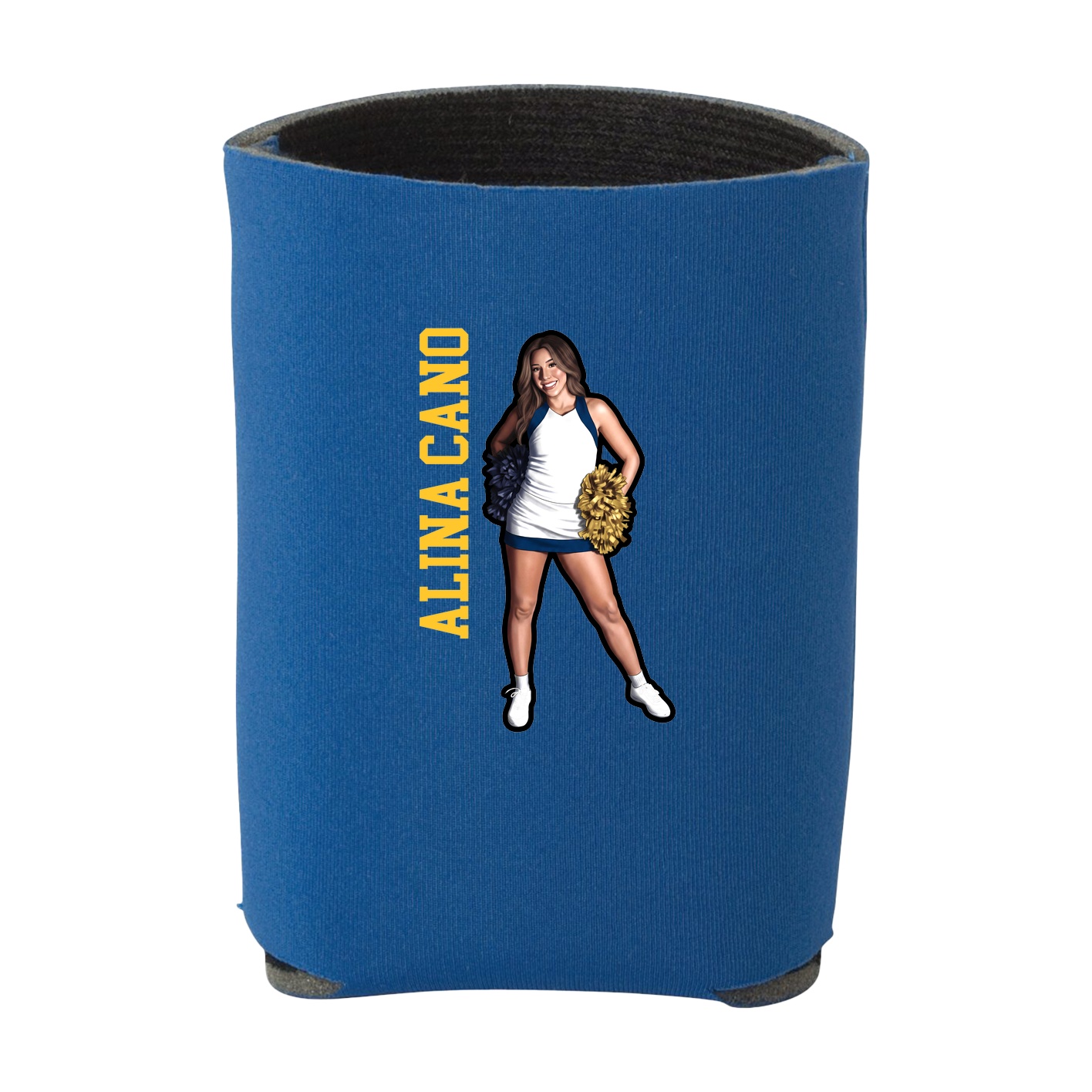 Can Holder — Name Vertical in Royal