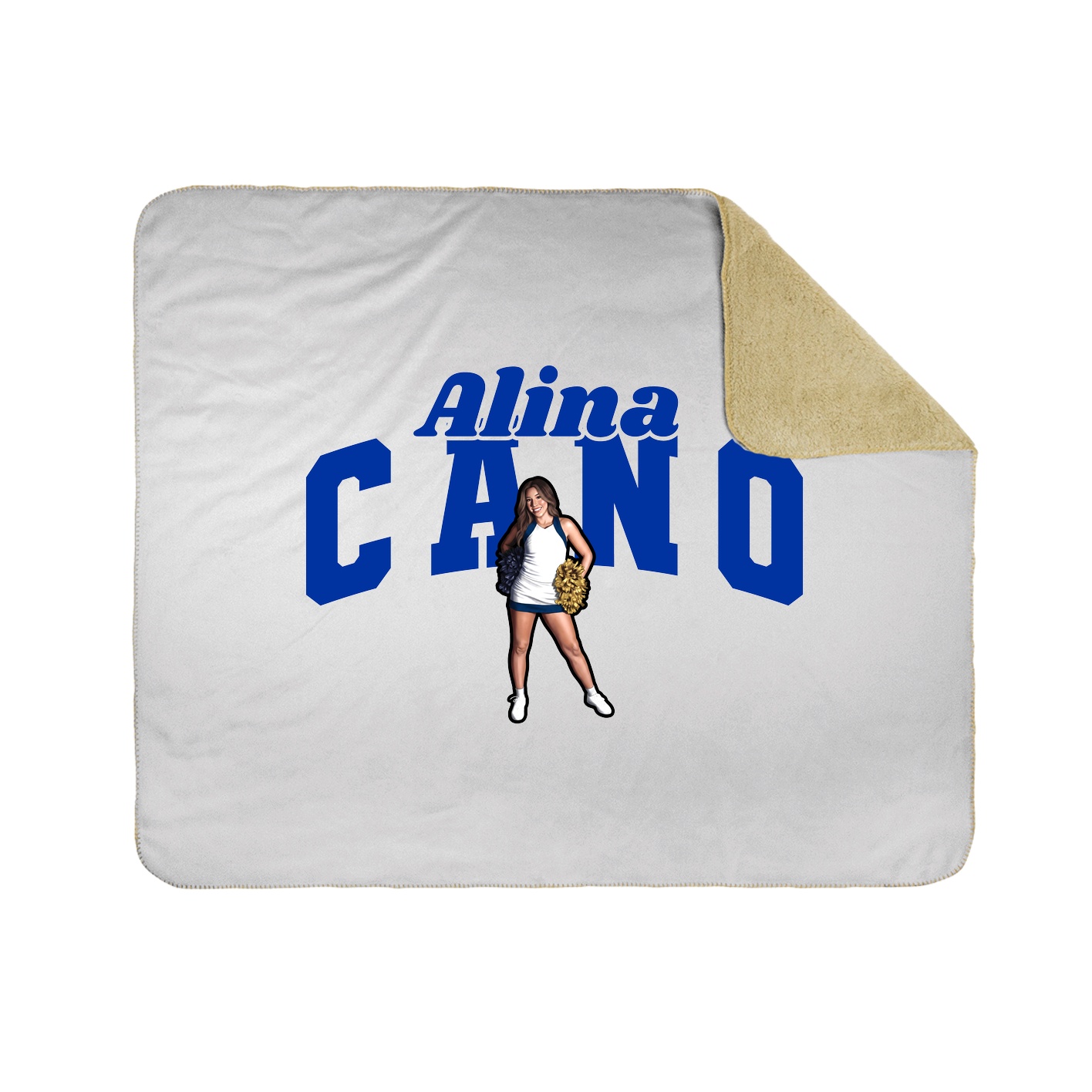 Throw Blanket — Signature Arch in White