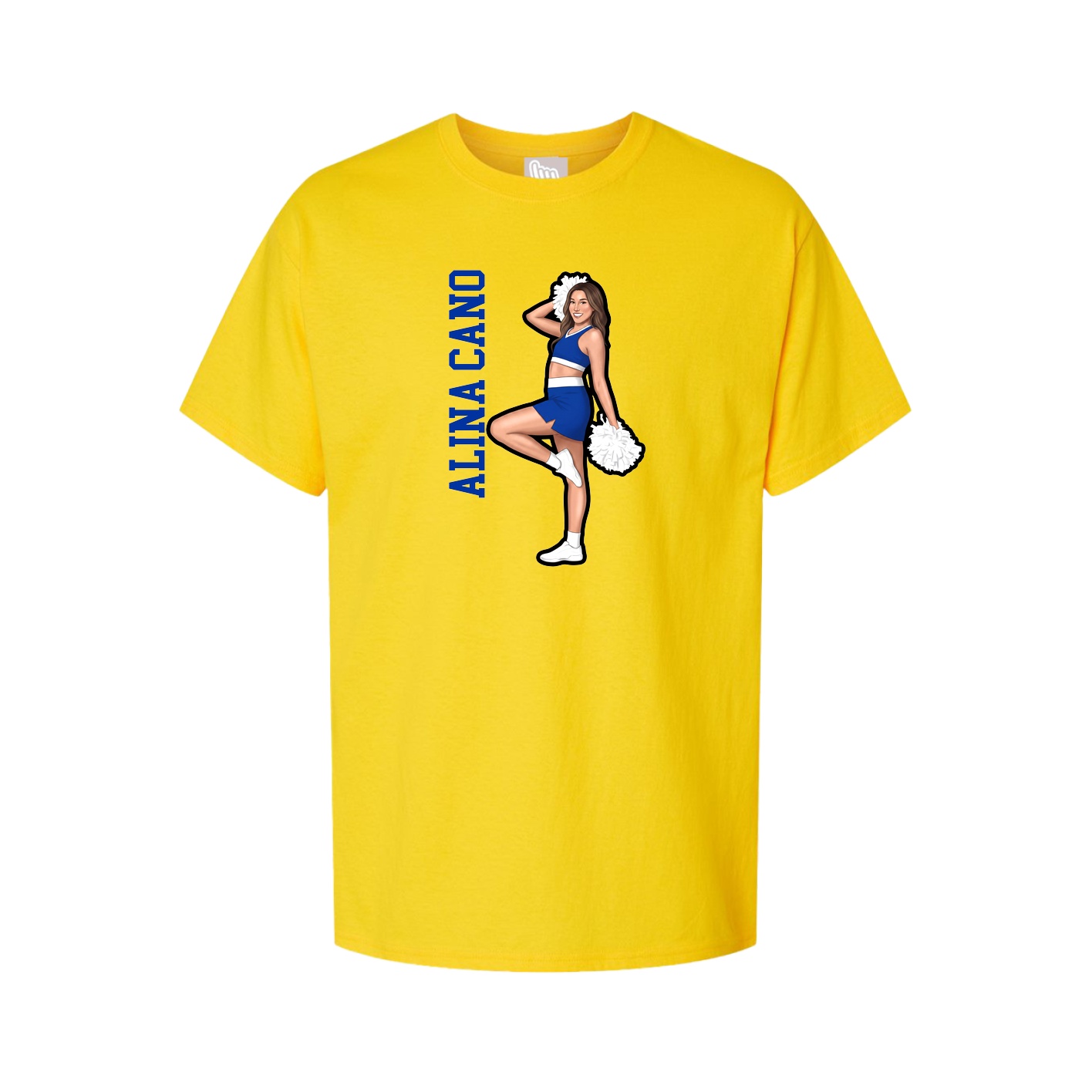 Tee — Name Vertical in Gold