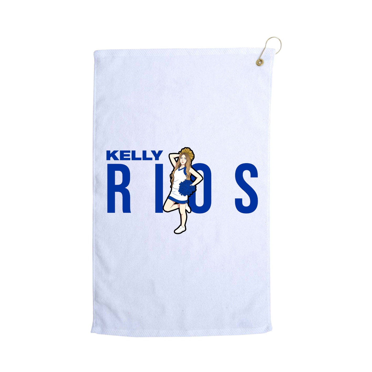 Golf Towel — Player Name in White