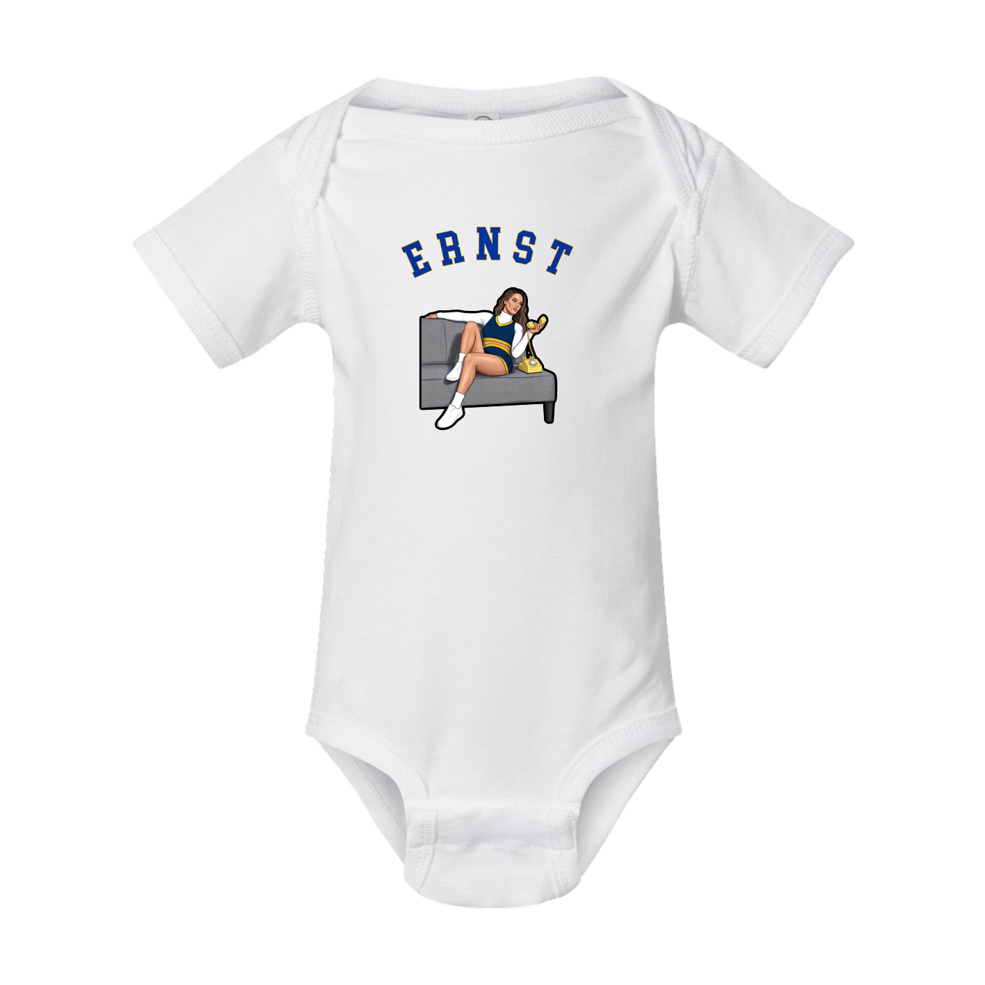 Baby Onesie — Shirsey Arch in White