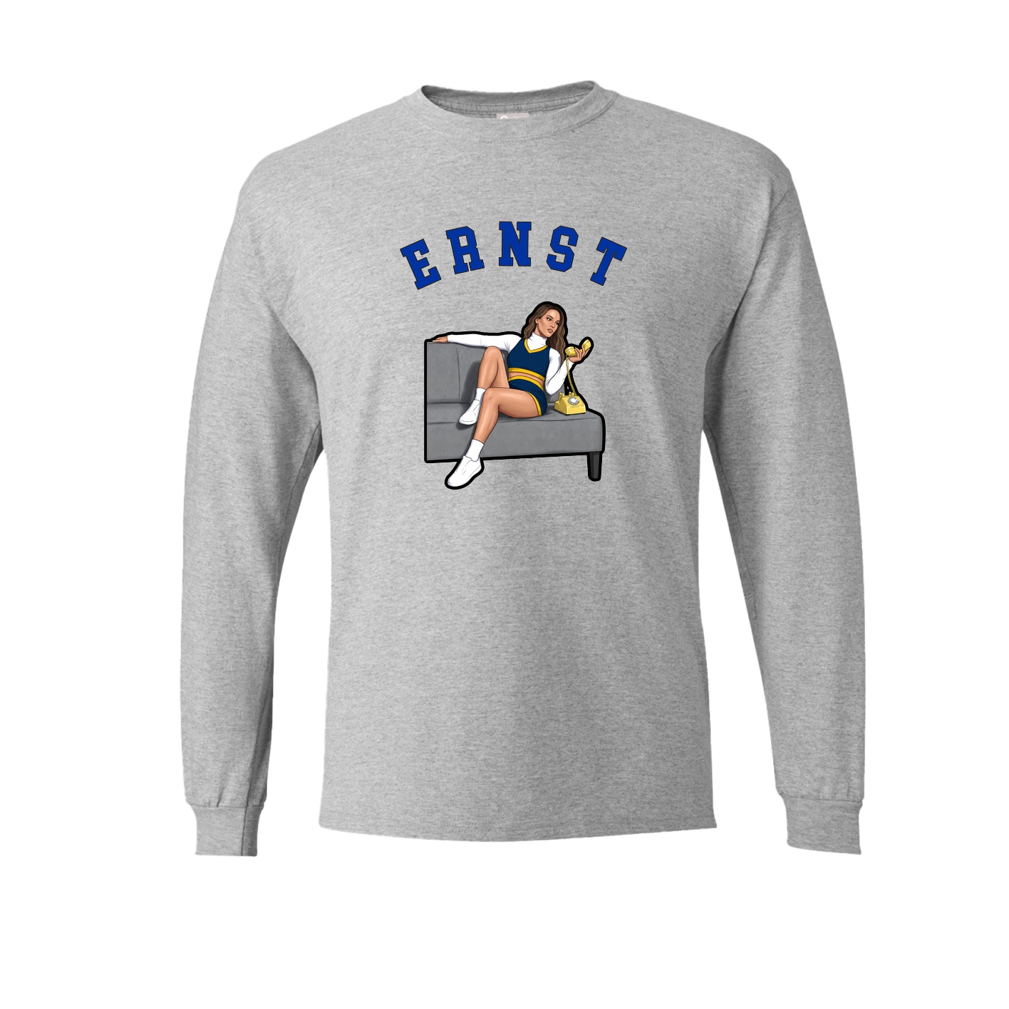 Long Sleeve Tee — Shirsey Arch in Grey
