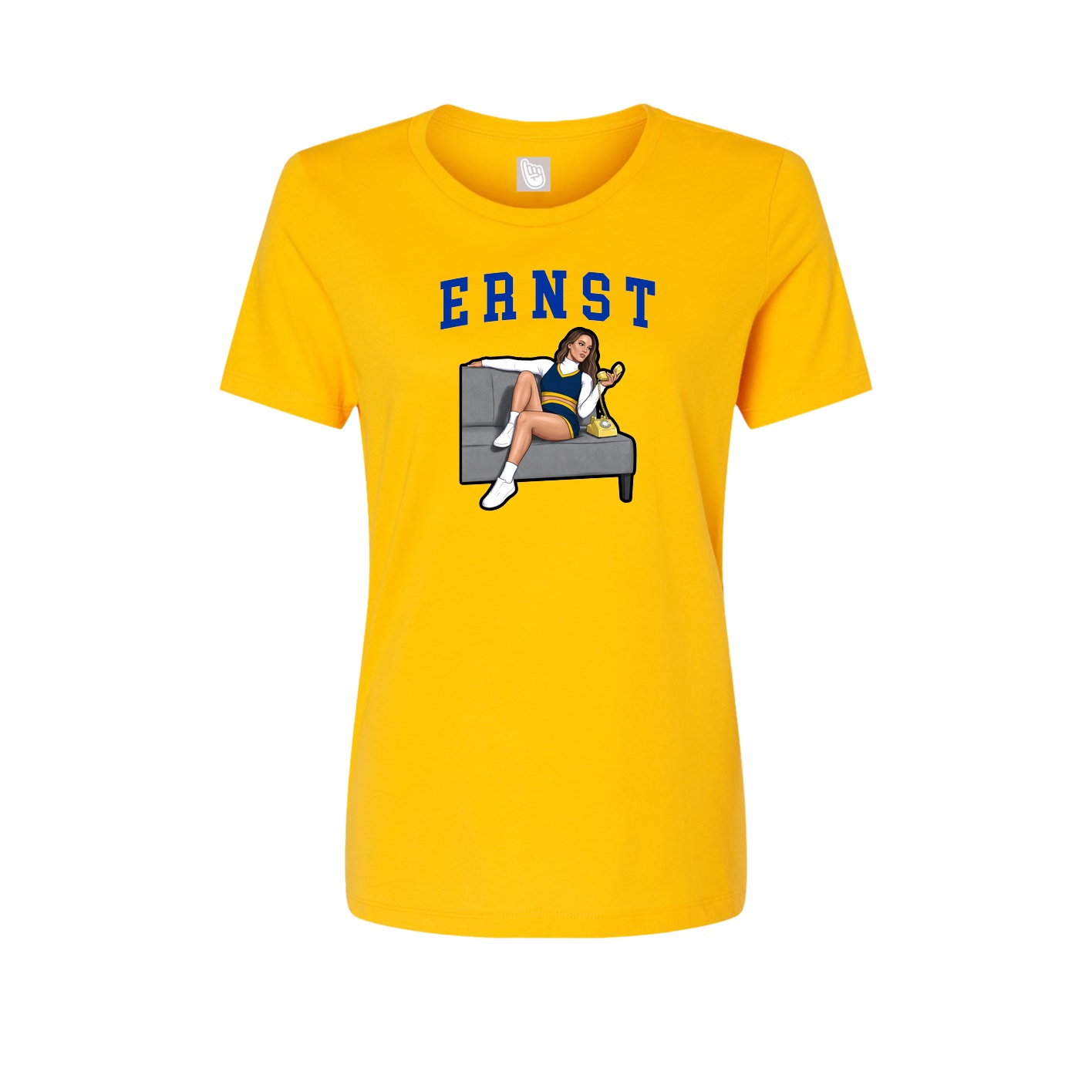 Fitted Women's Tee — Shirsey in Gold