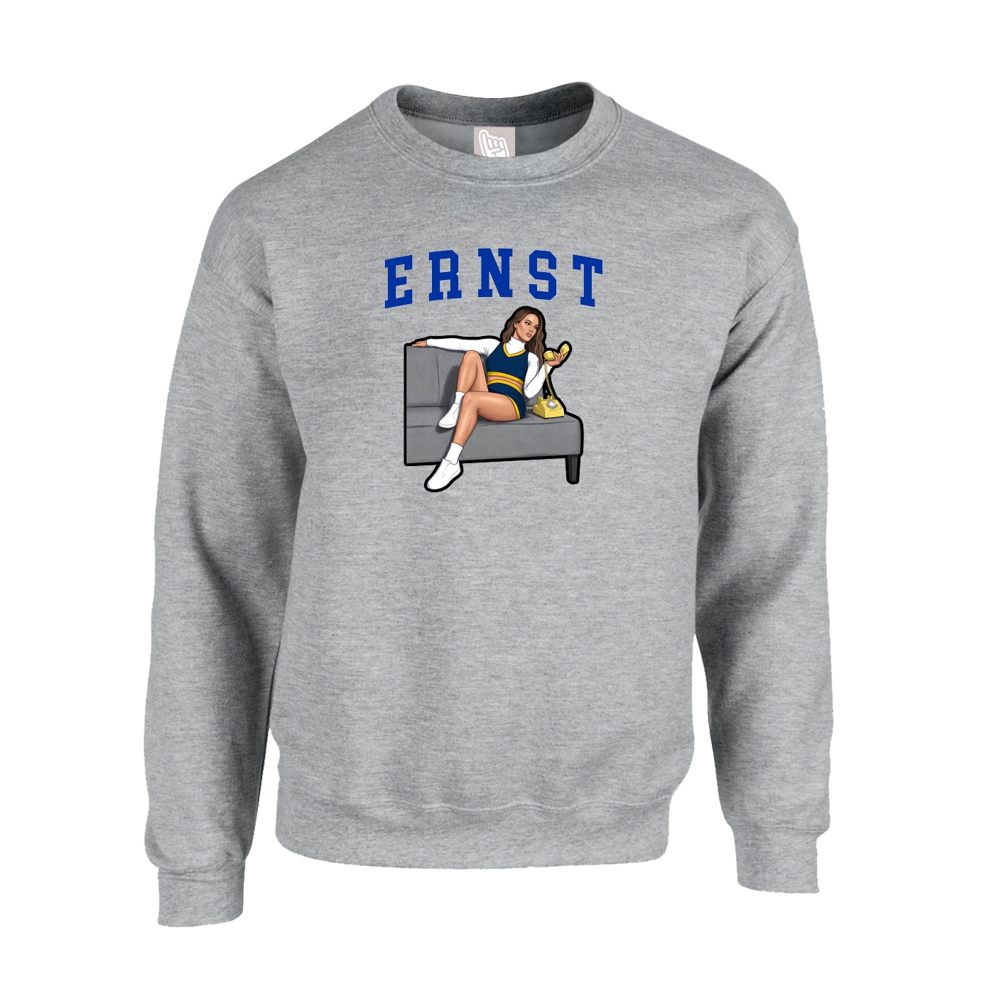 Fleece Crew — Shirsey in Grey