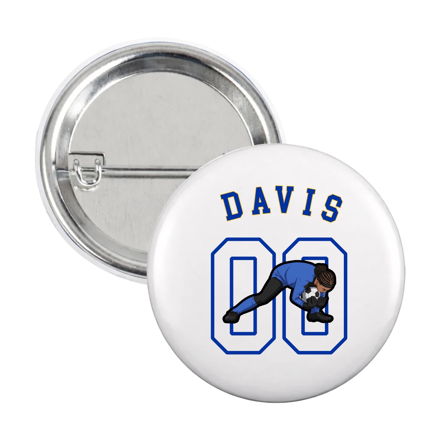 Game Day Button — Shirsey Arch in White