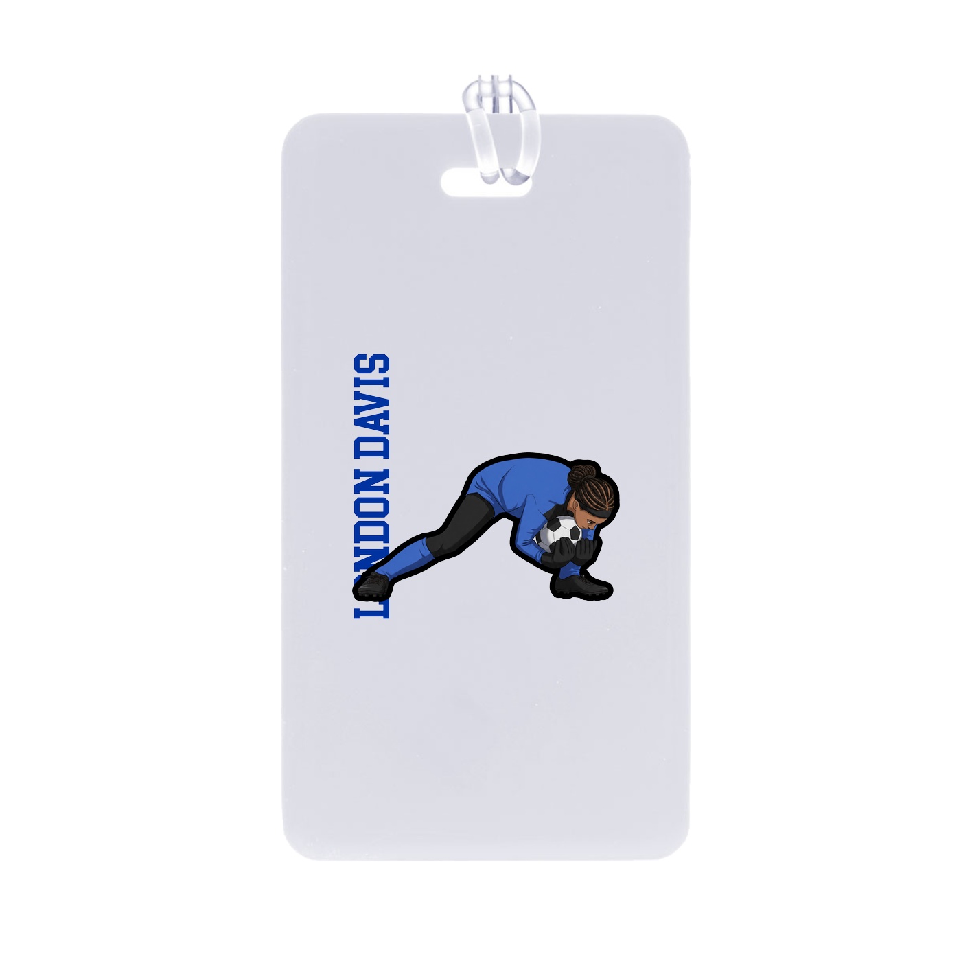 Bag Tag — Name Vertical in Classic