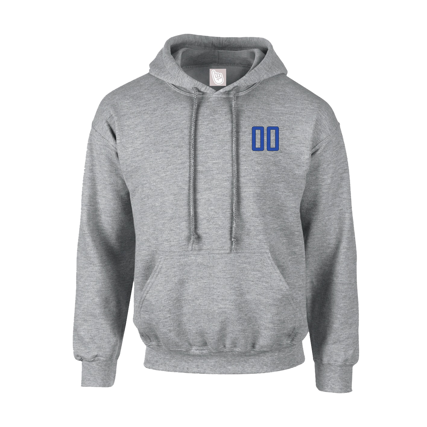 Hoodie — Front Shirsy in Grey