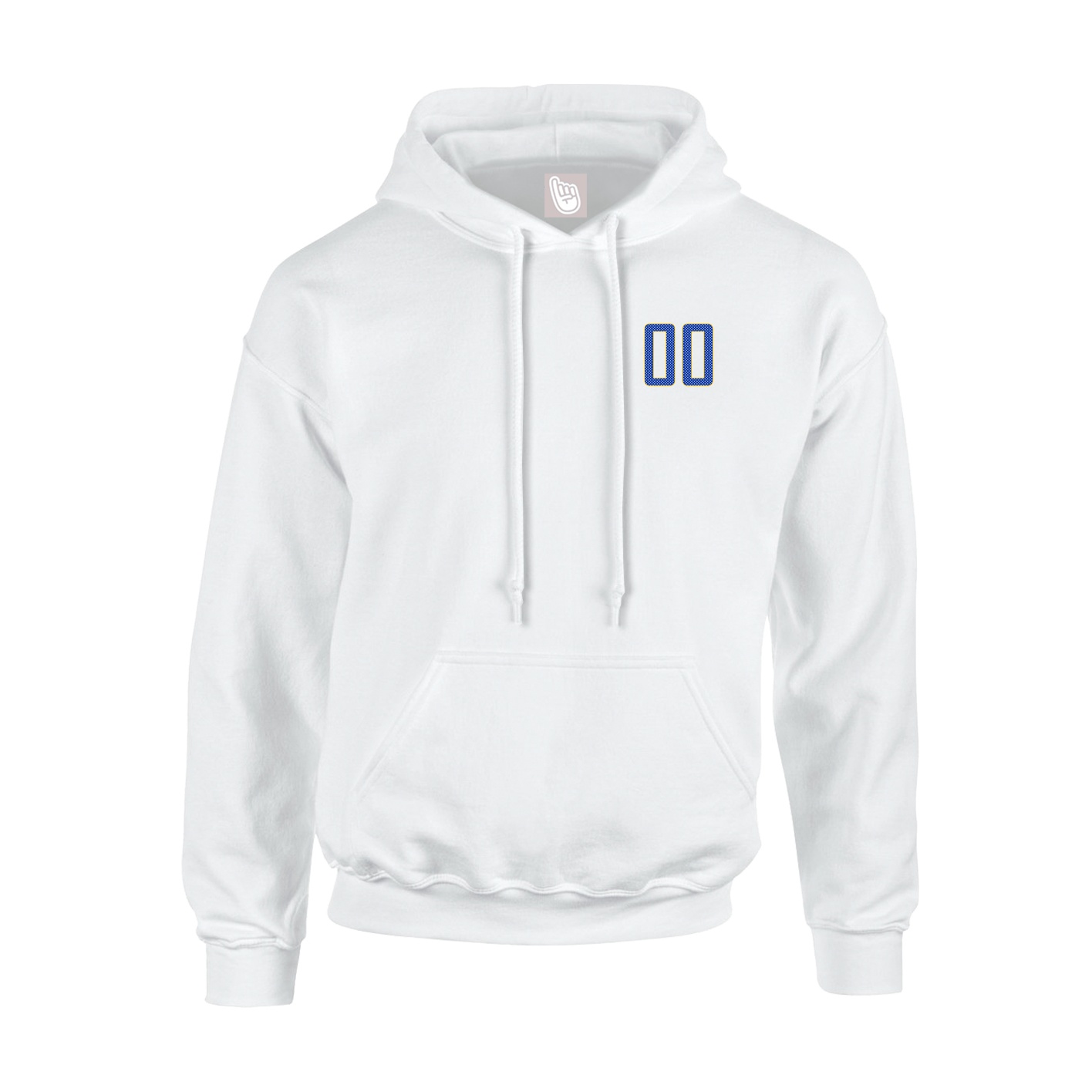 Youth Hoodie — Front Shirsy in White