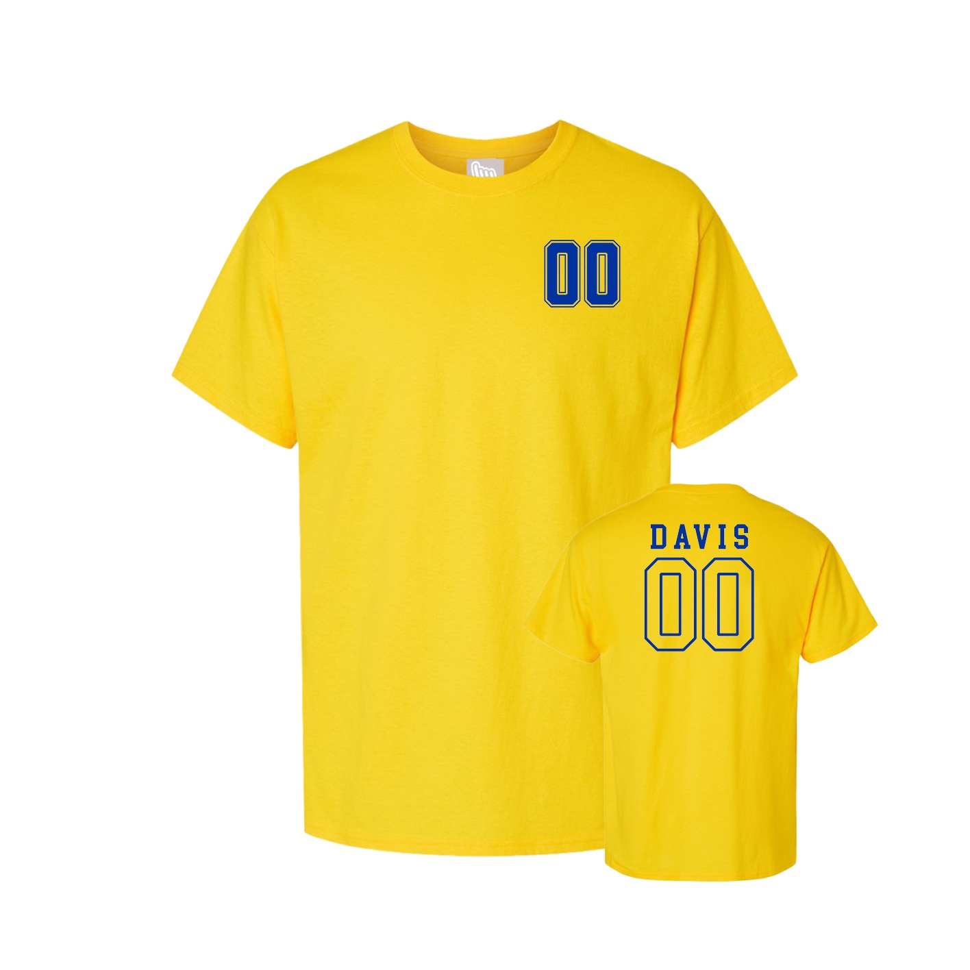 Youth Tee — Chest Back in Gold