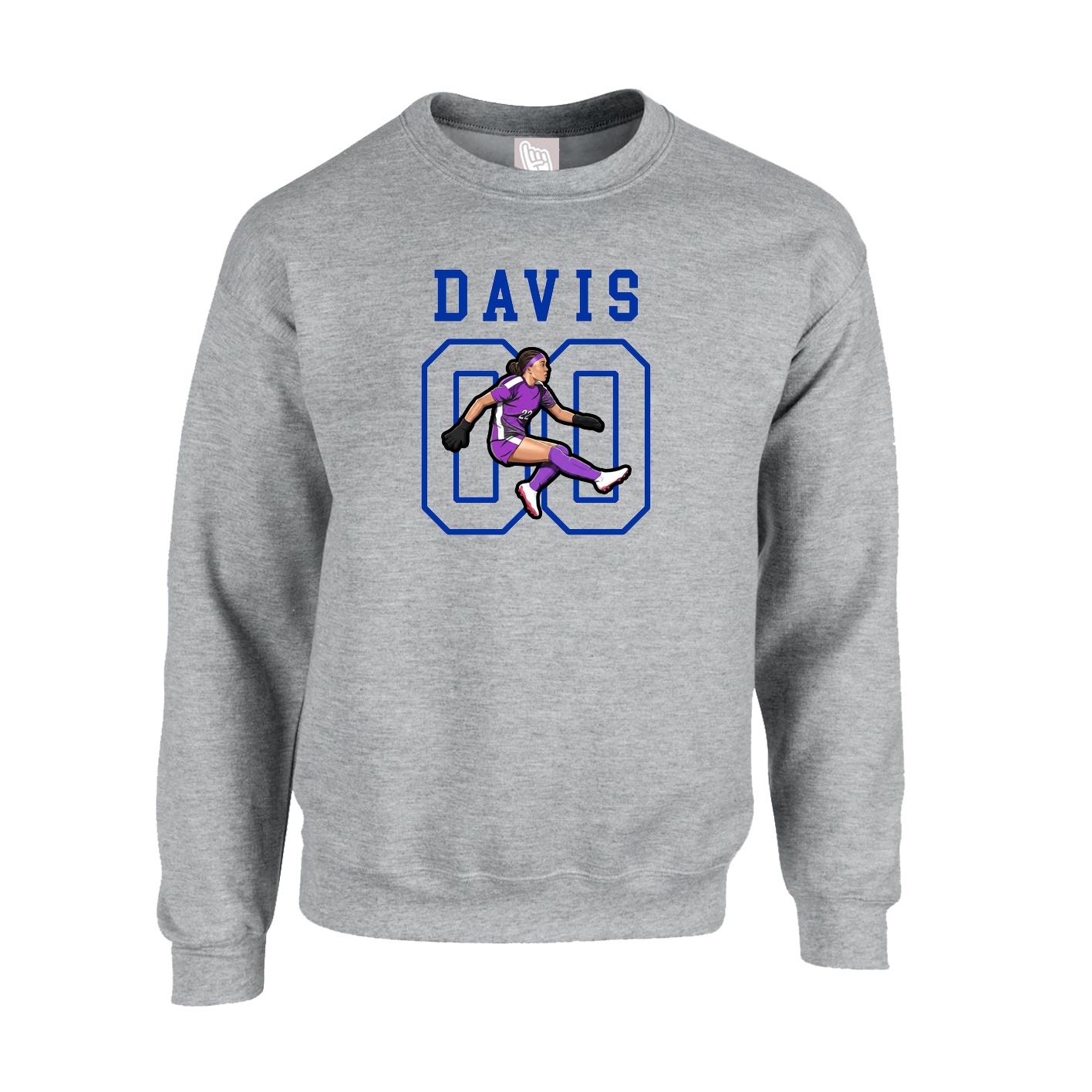 Fleece Crew — Shirsey in Grey