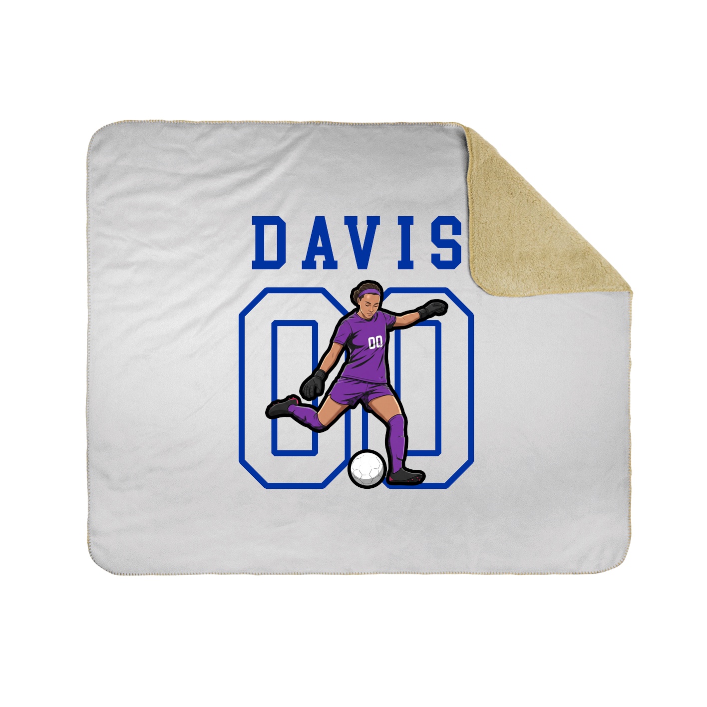 Throw Blanket — Shirsey in White