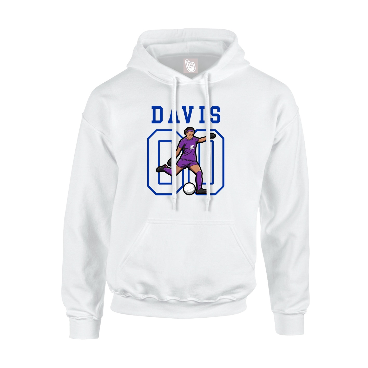 Hoodie — Shirsey in White