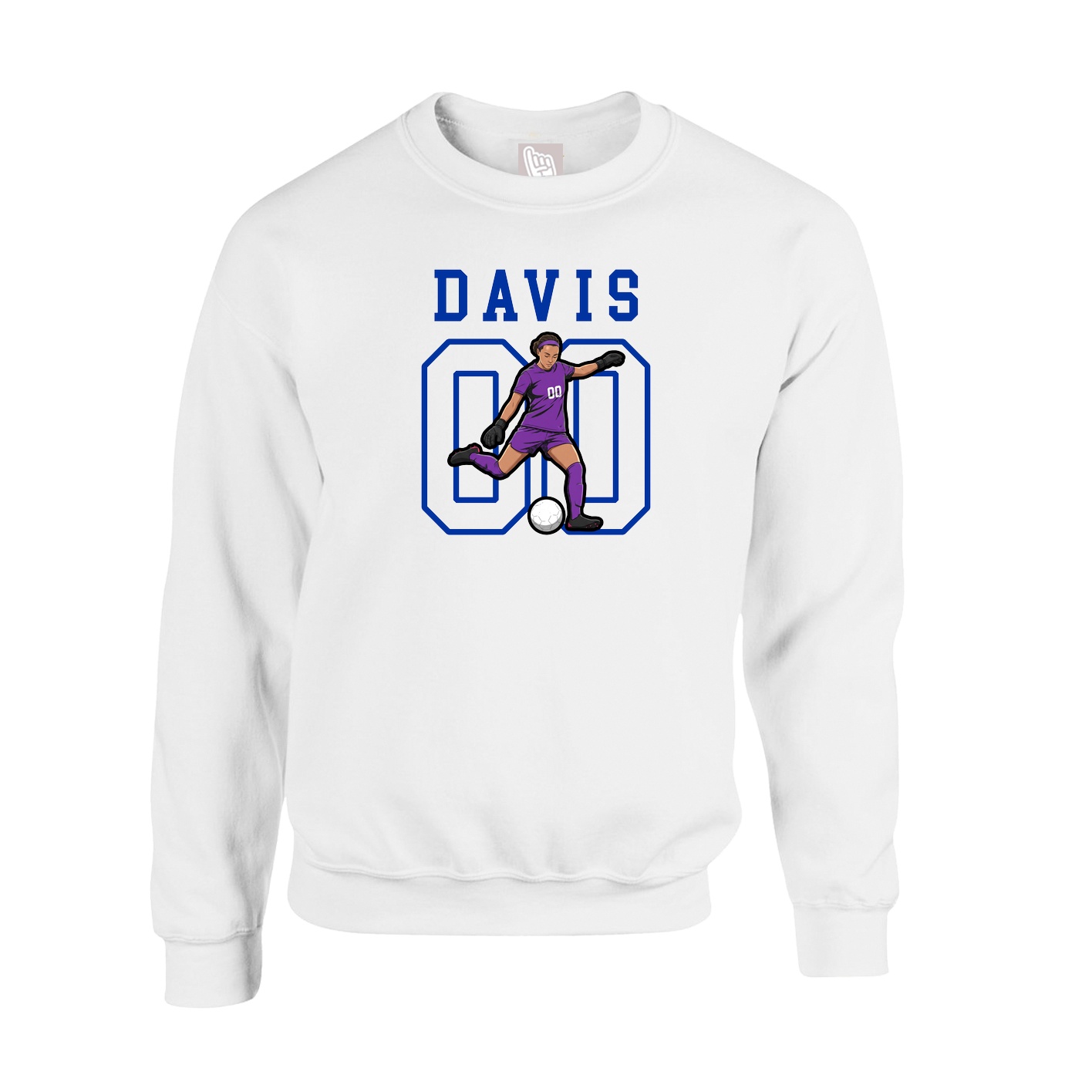 Fleece Crew — Shirsey in White