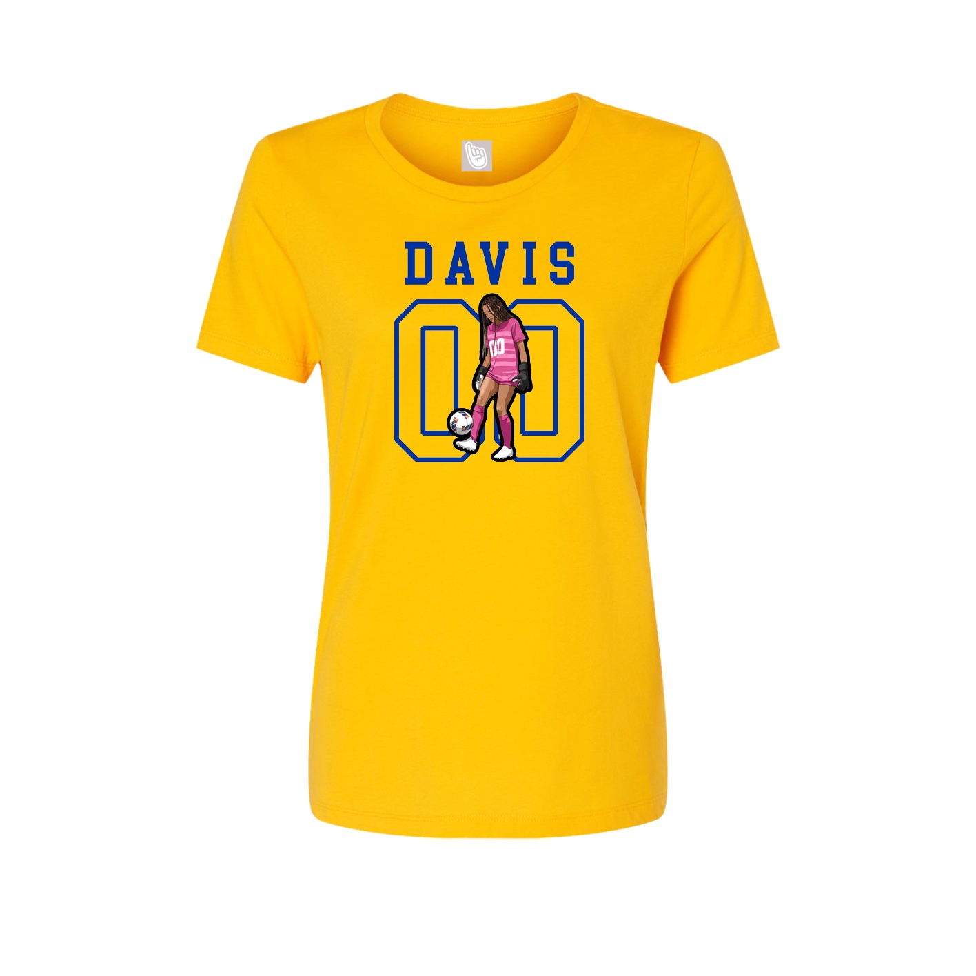 Fitted Women's Tee — Shirsey in Gold