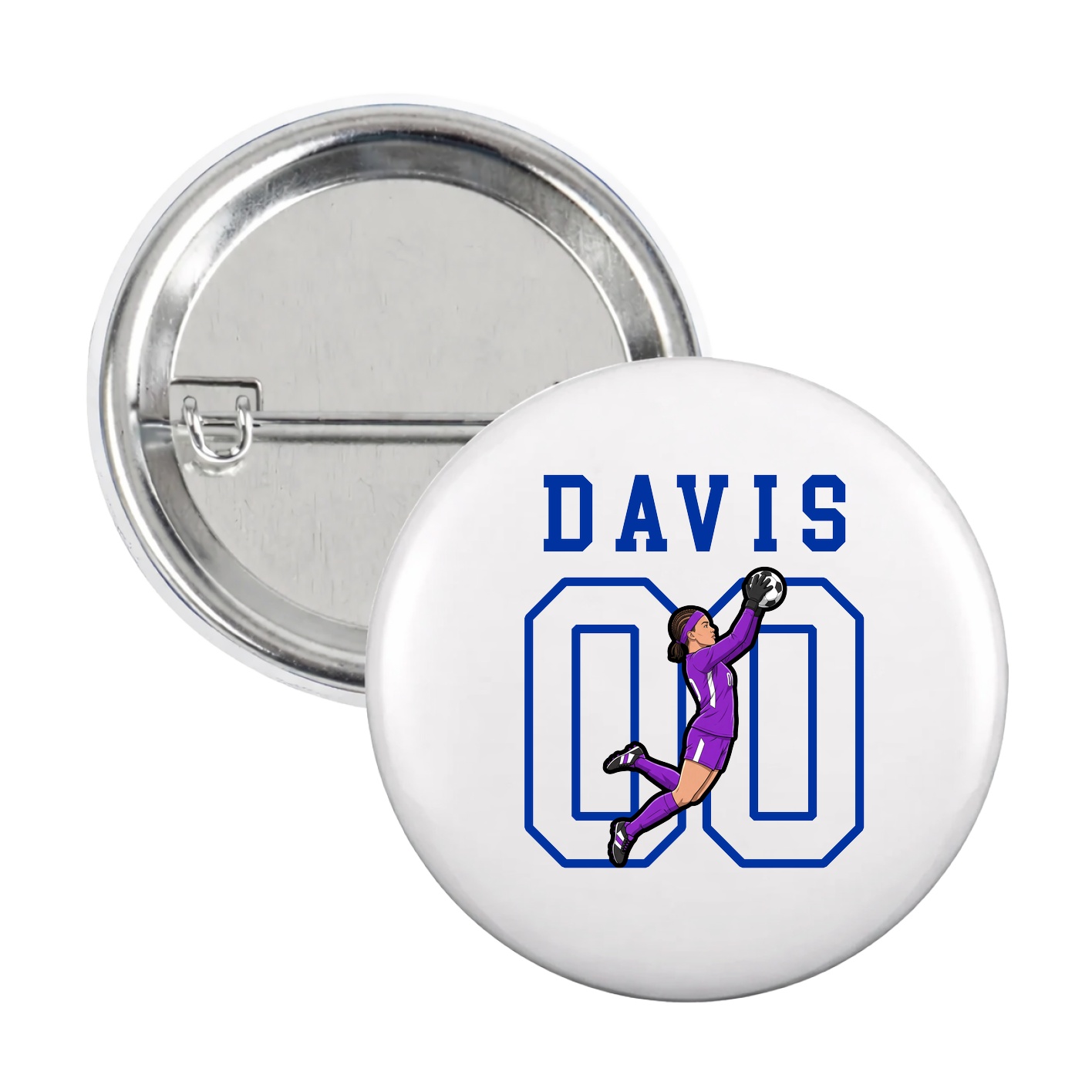 Game Day Button — Shirsey in White