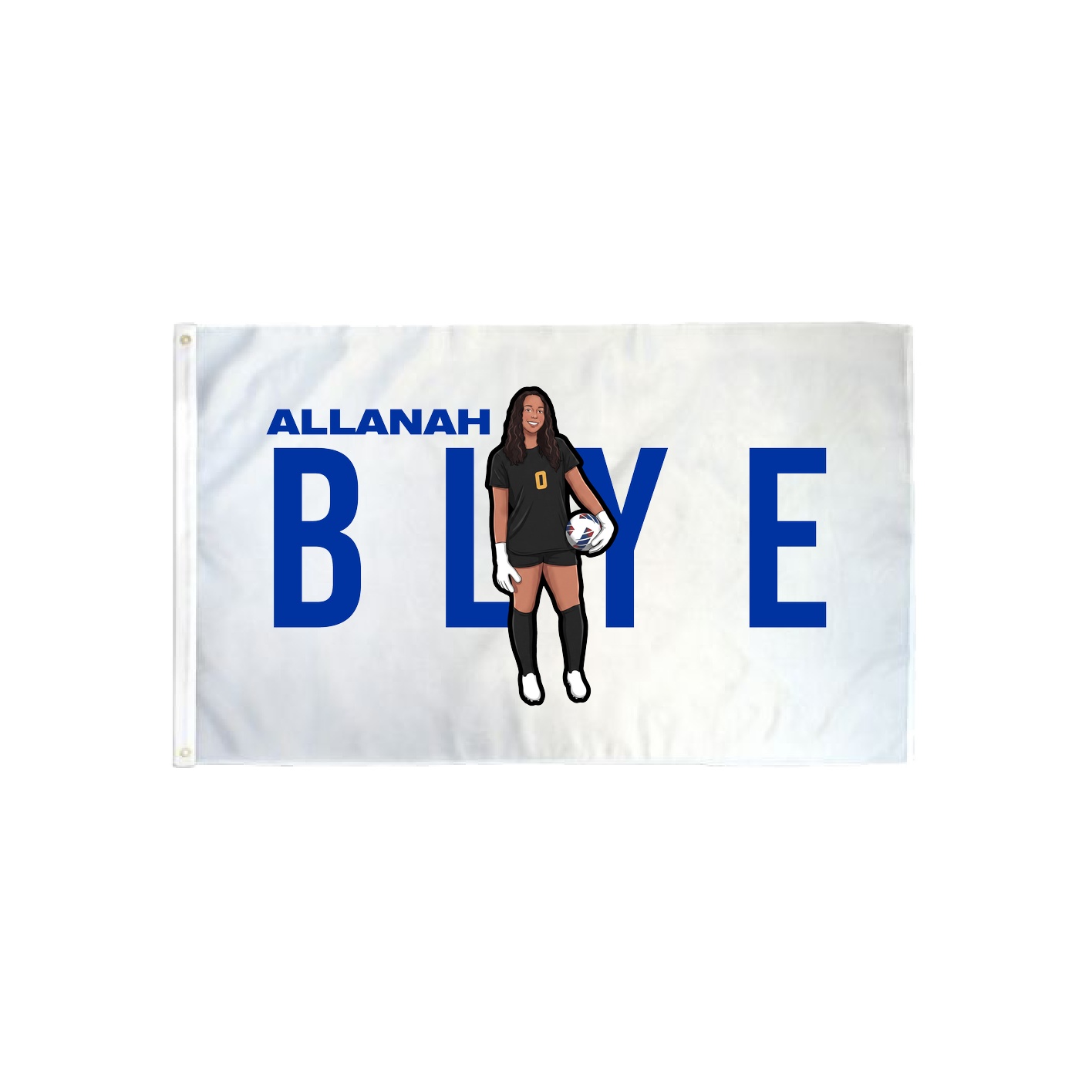 3x5 Flag — Player Name in Classic