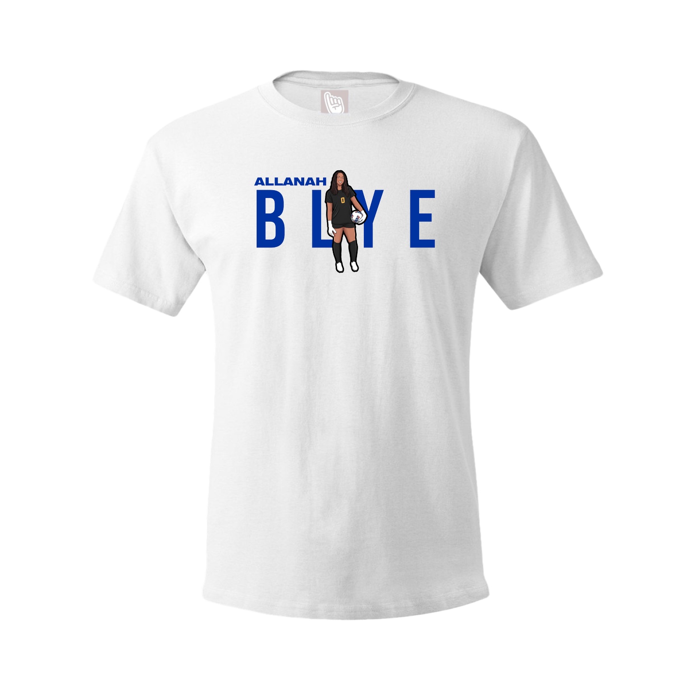 Youth Tee — Player Name in White