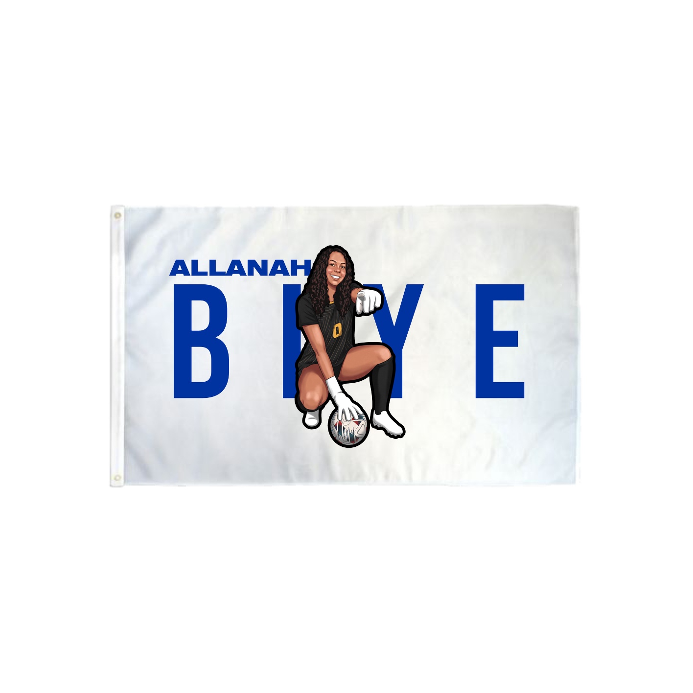 3x5 Flag — Player Name in Classic