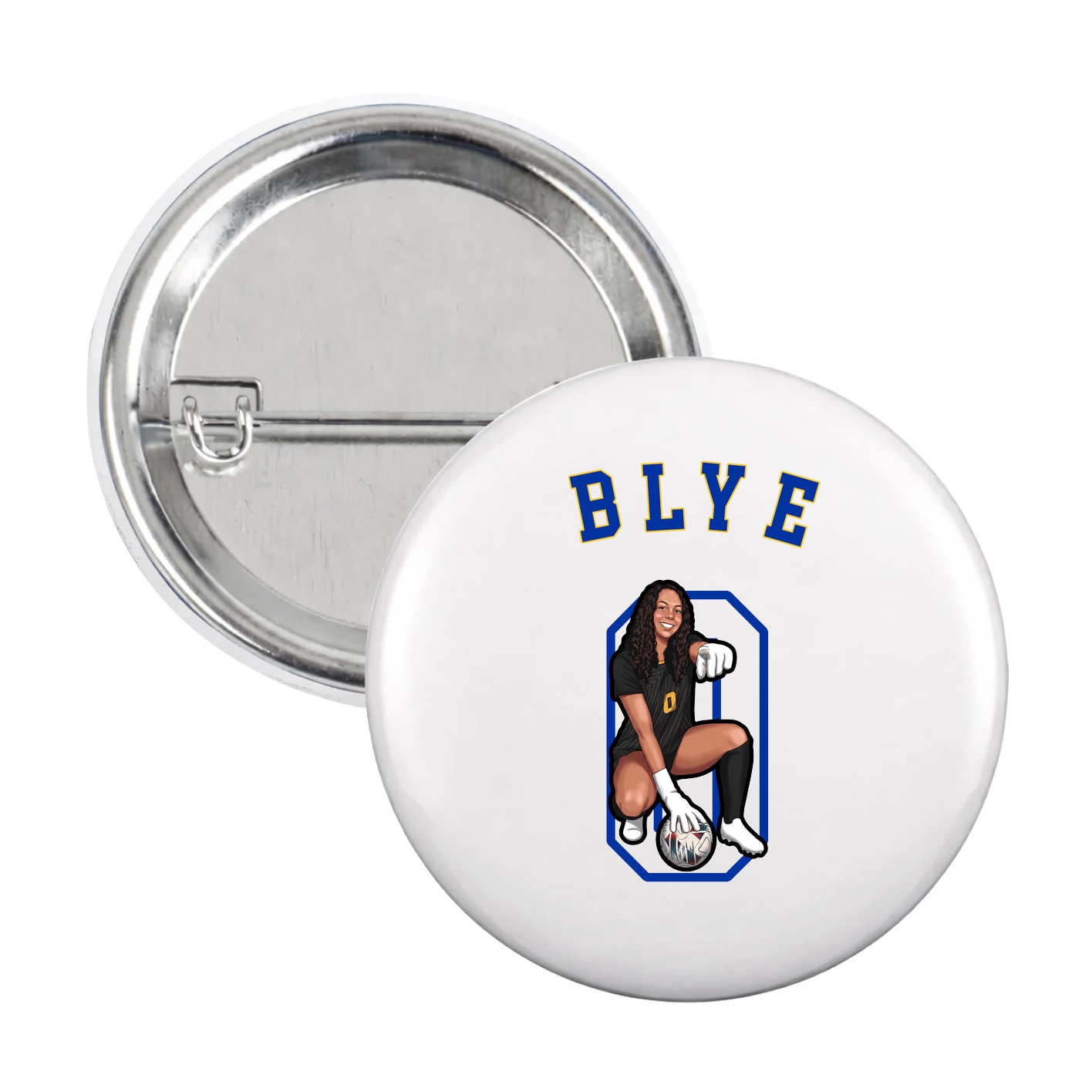 Game Day Button — Shirsey Arch in White