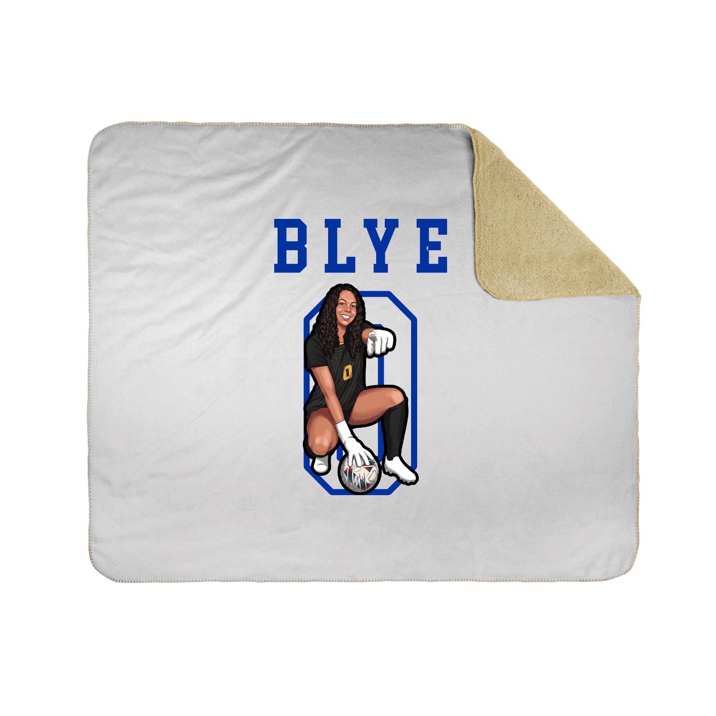 Throw Blanket — Shirsey in White