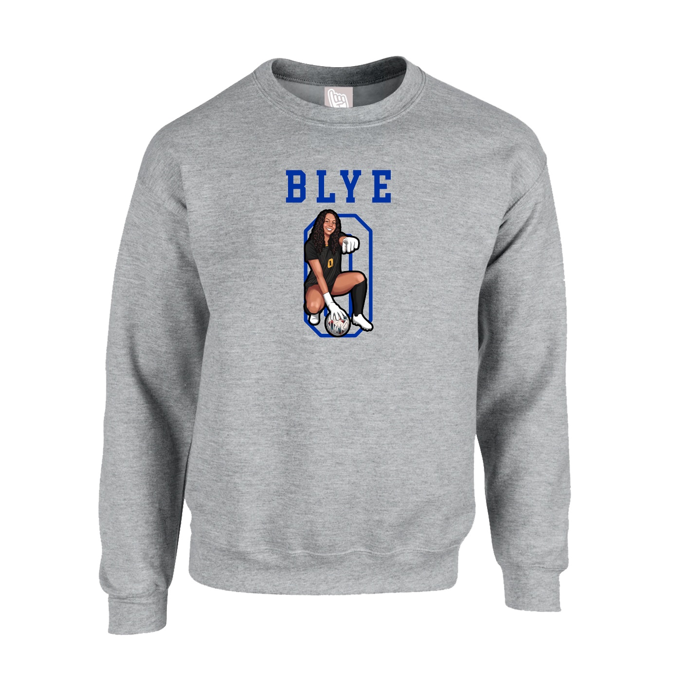 Fleece Crew — Shirsey in Grey