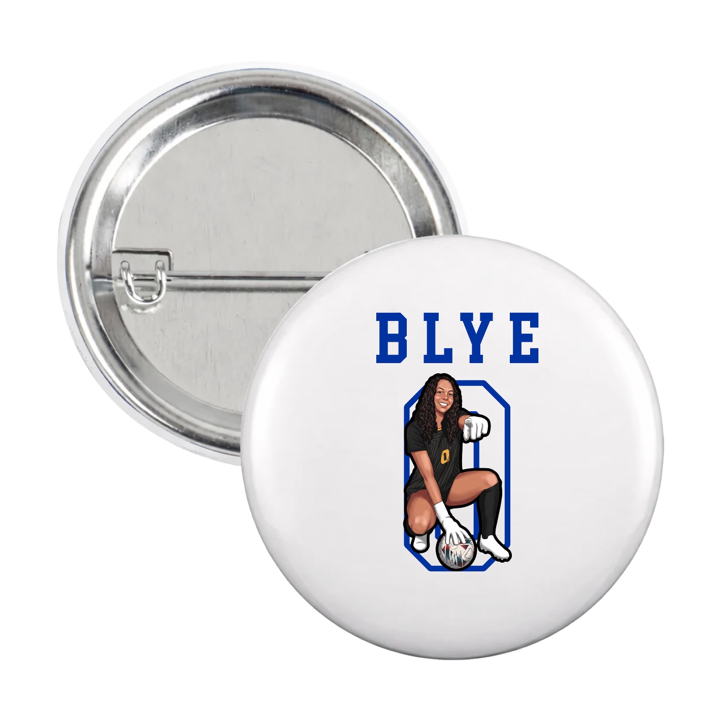 Game Day Button — Shirsey in White